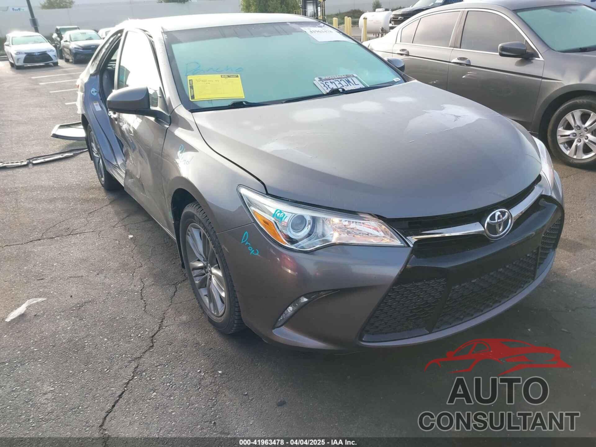 TOYOTA CAMRY 2017 - 4T1BF1FKXHU354680