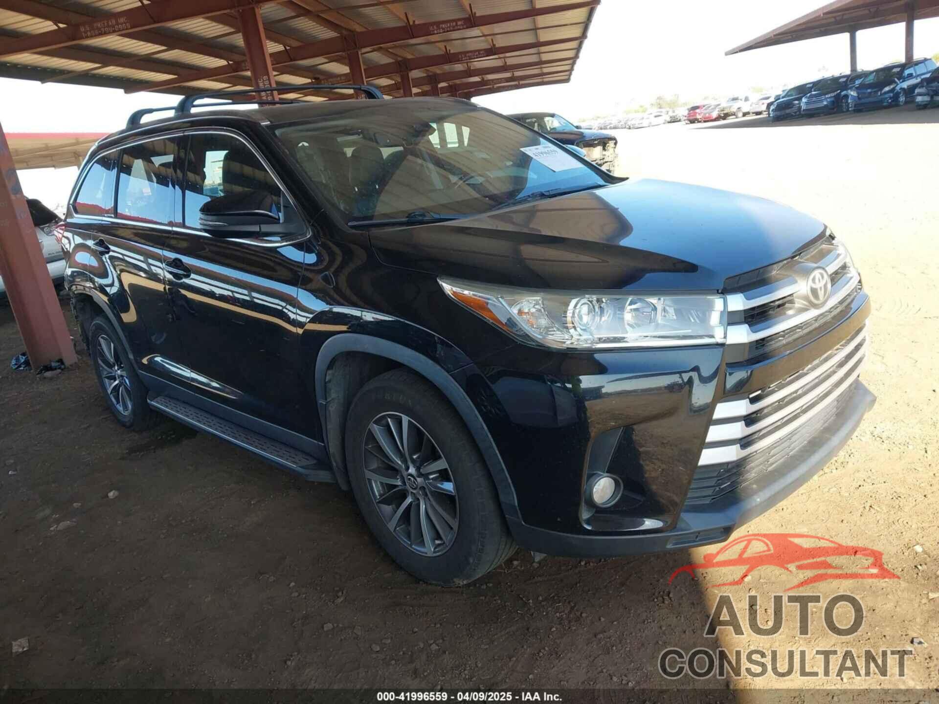 TOYOTA HIGHLANDER 2019 - 5TDKZRFH8KS570781