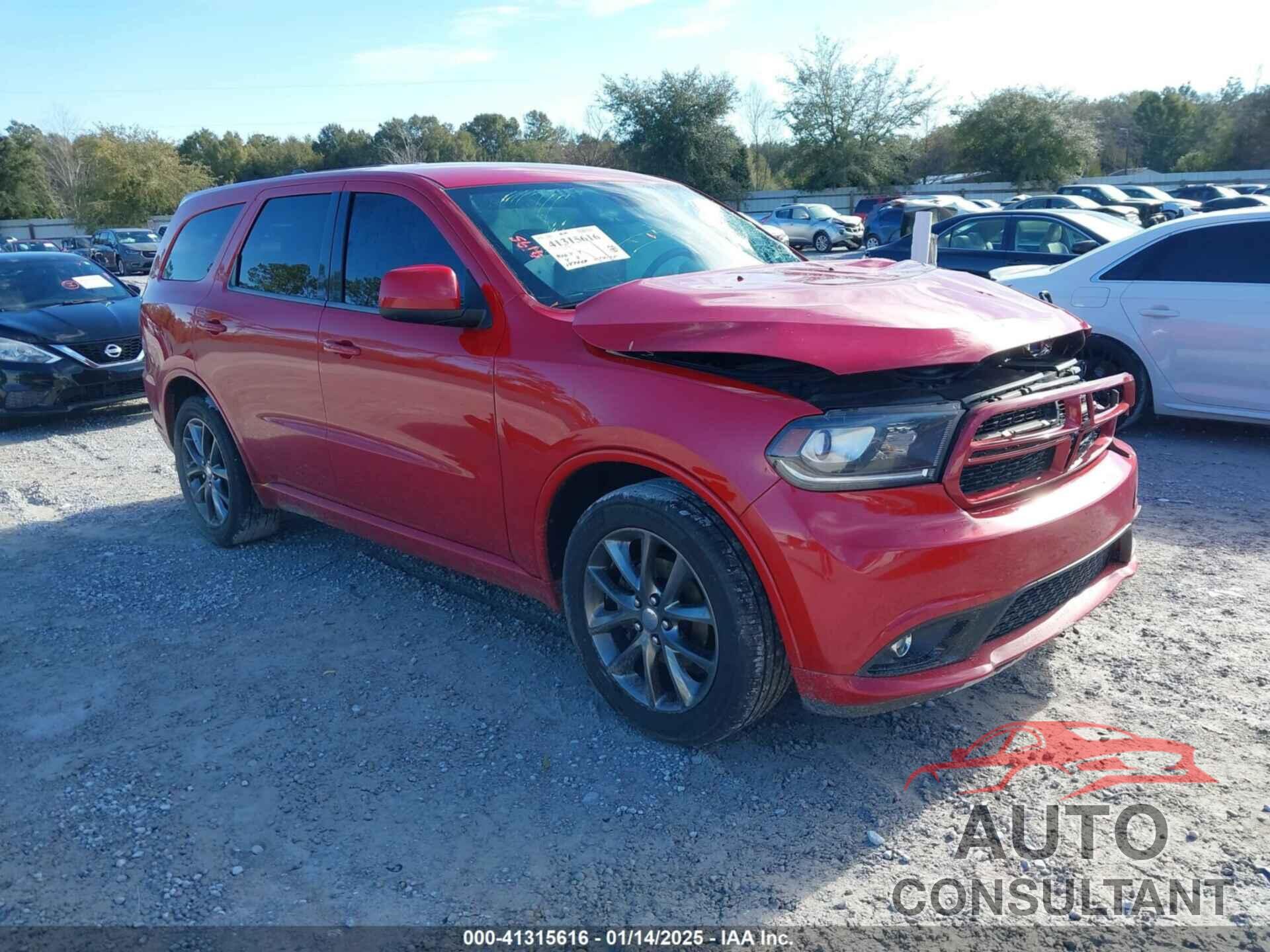 DODGE DURANGO 2014 - 1C4RDHAG9EC476825