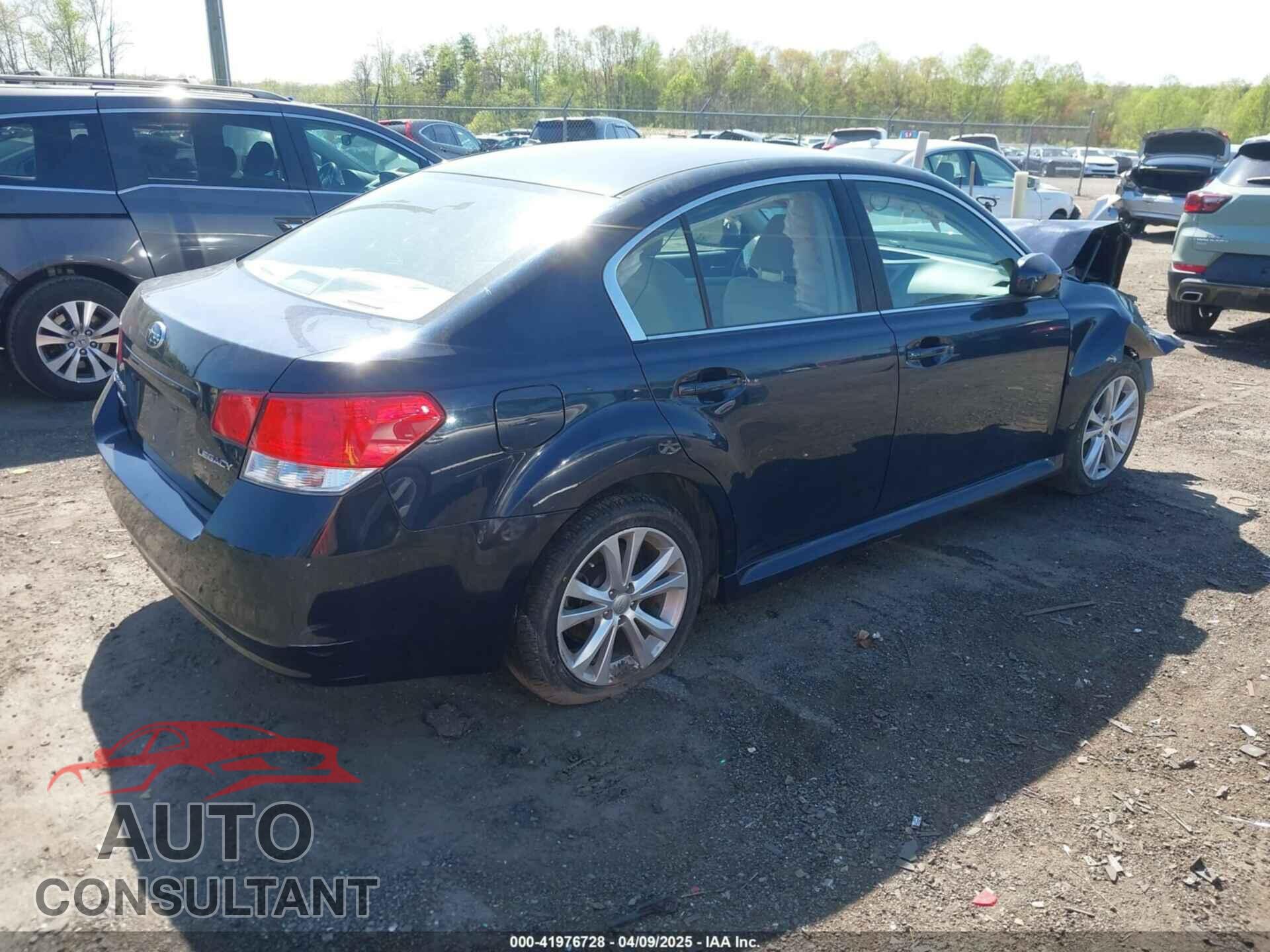 SUBARU LEGACY 2013 - 4S3BMCB62D3045204