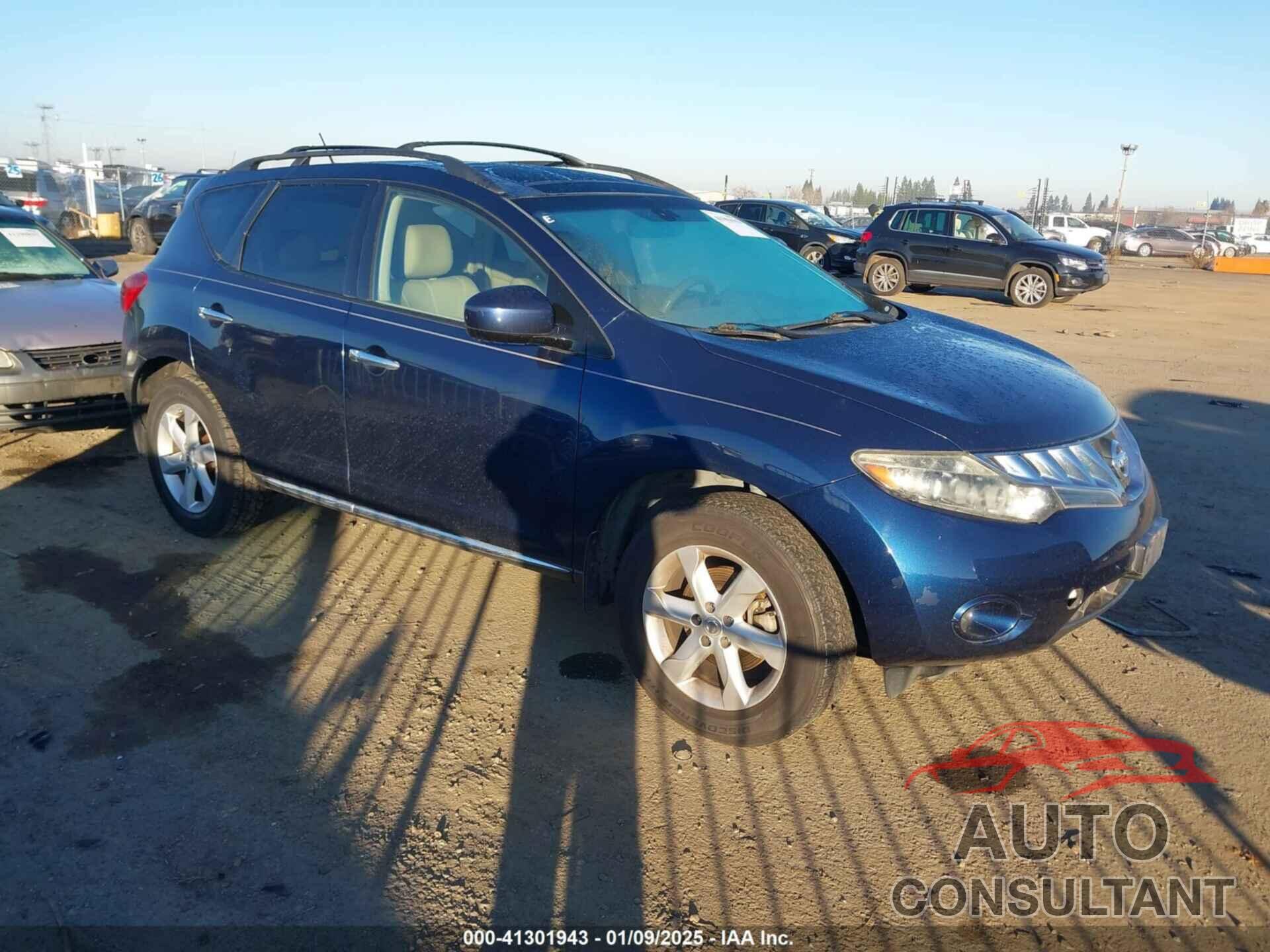NISSAN MURANO 2009 - JN8AZ18U39W001262
