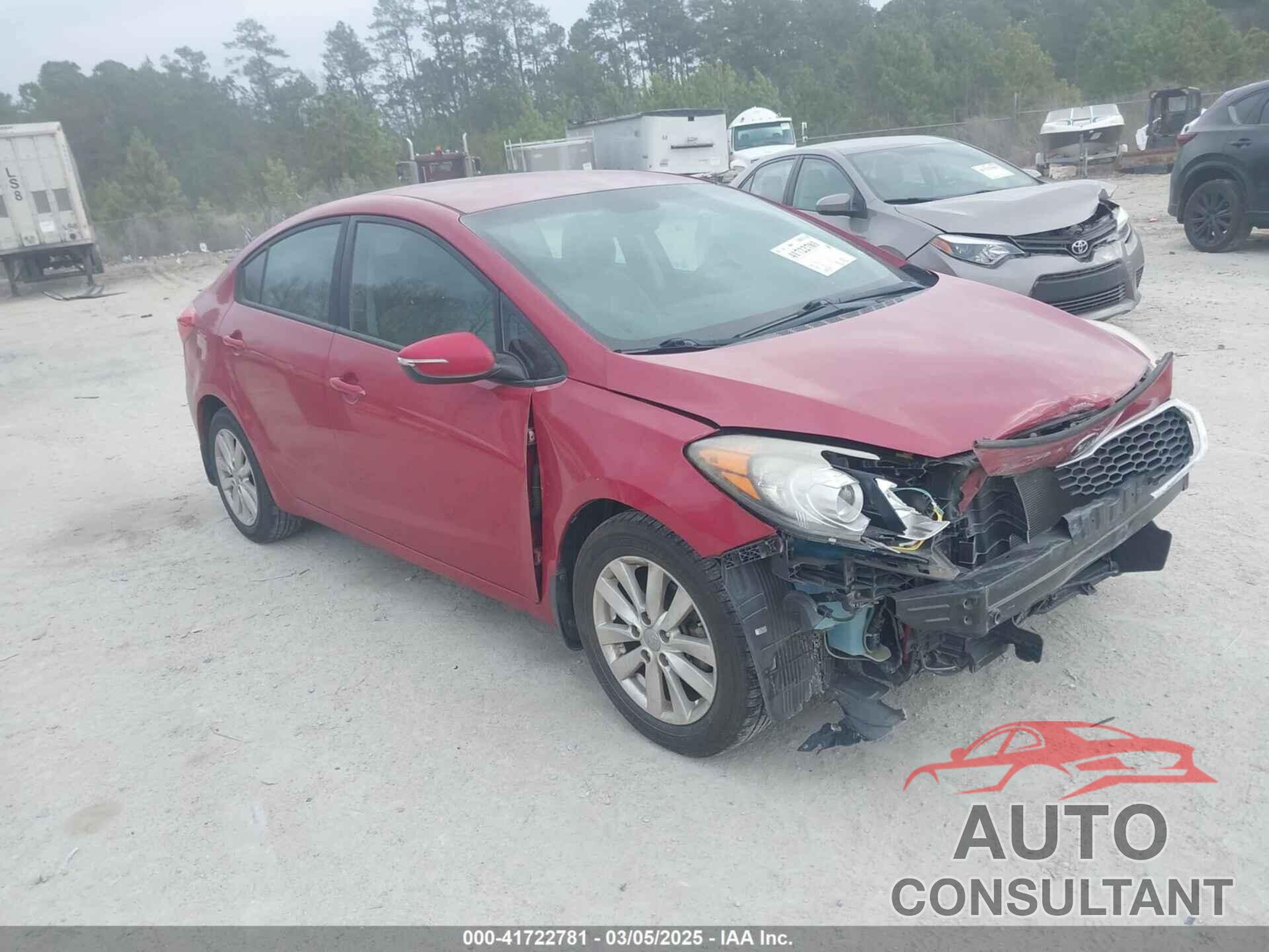 KIA FORTE 2014 - KNAFX4A62E5234406