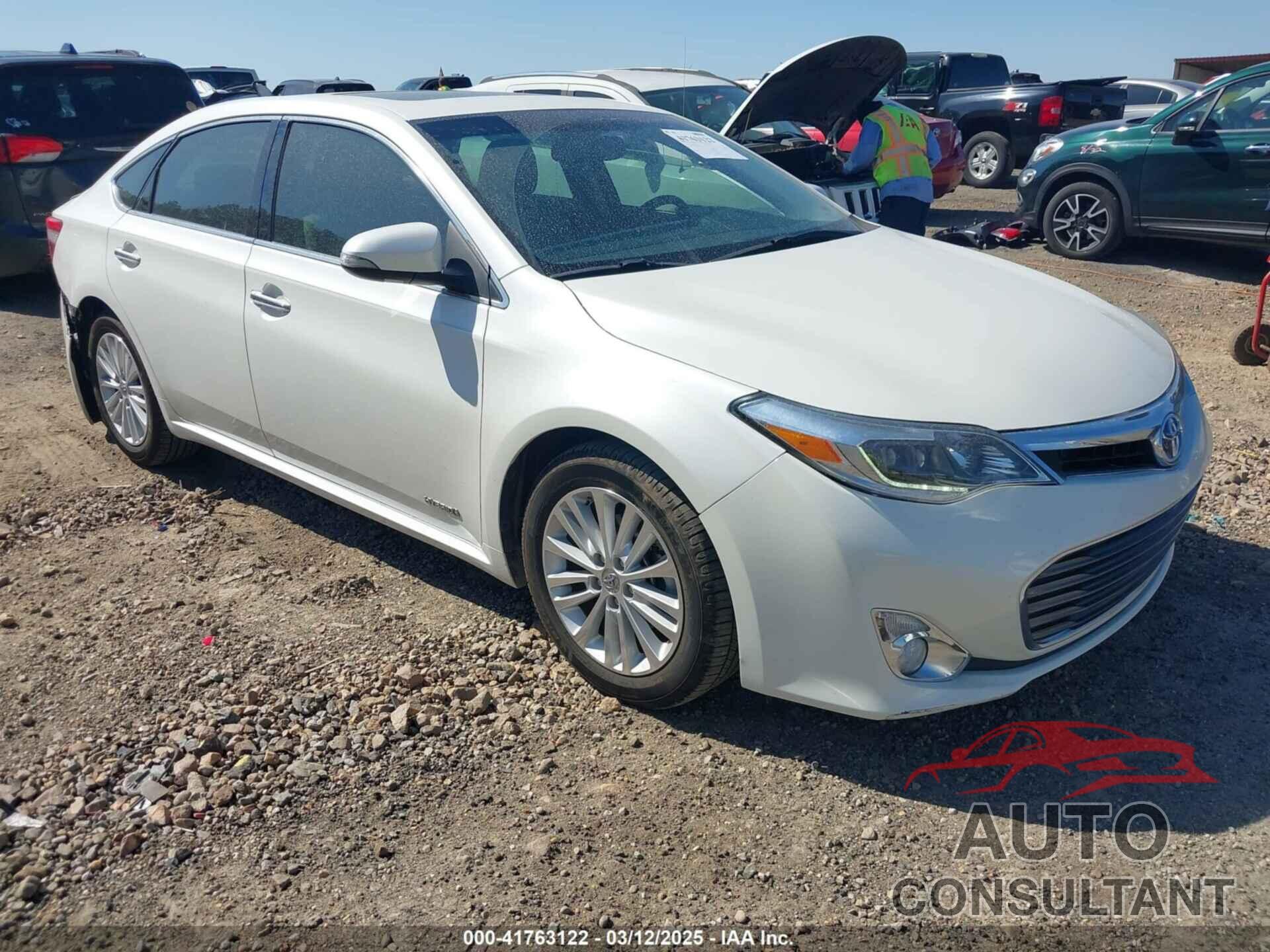 TOYOTA AVALON HYBRID 2013 - 4T1BD1EB3DU015826