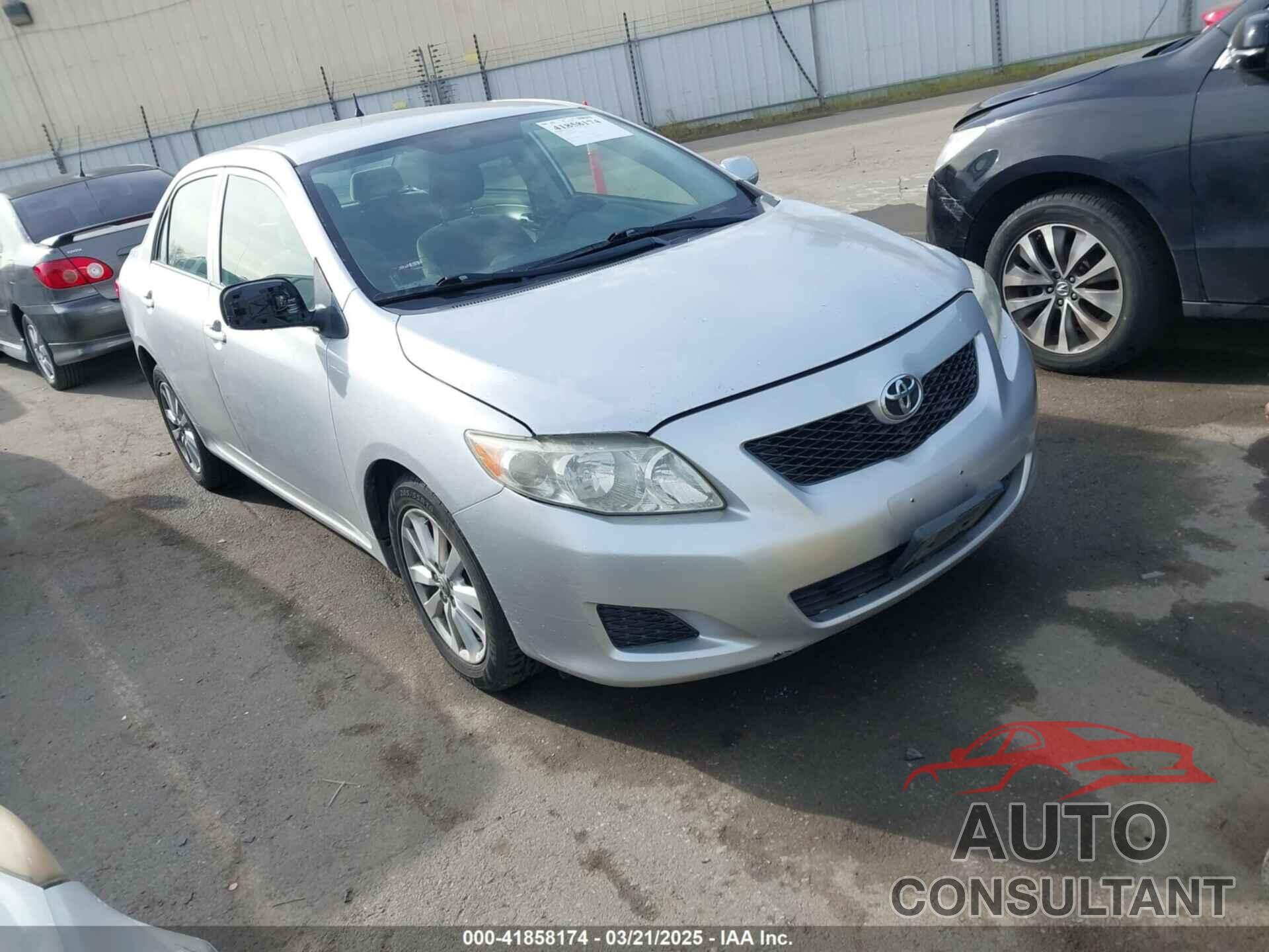 TOYOTA COROLLA 2009 - JTDBL40E69J047334