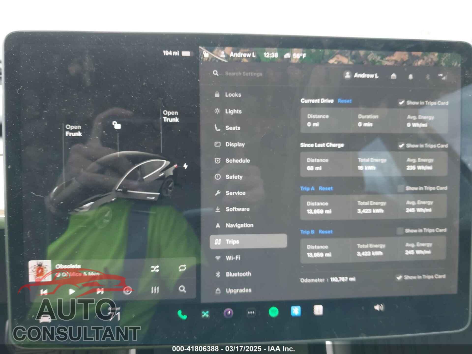TESLA MODEL 3 2019 - 5YJ3E1EA3KF313425