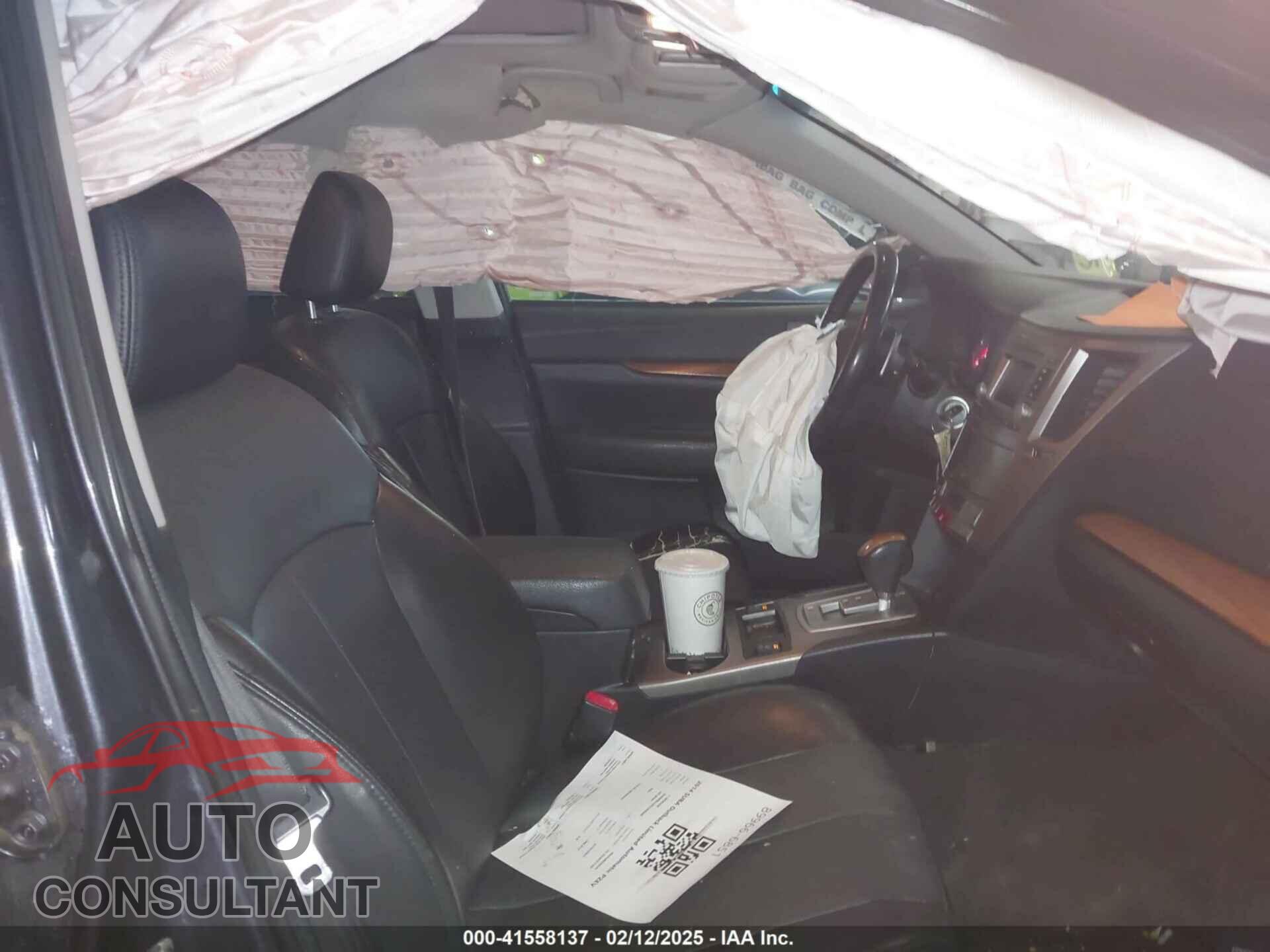 SUBARU OUTBACK 2014 - 4S4BRBLC8E3205969