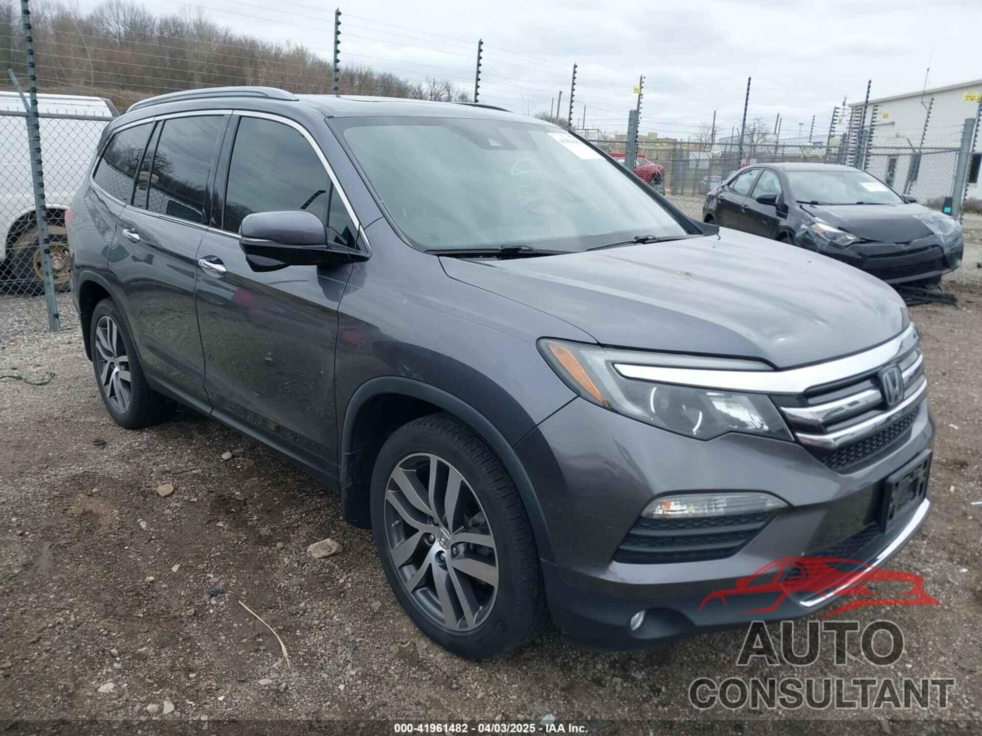 HONDA PILOT 2017 - 5FNYF6H90HB000410