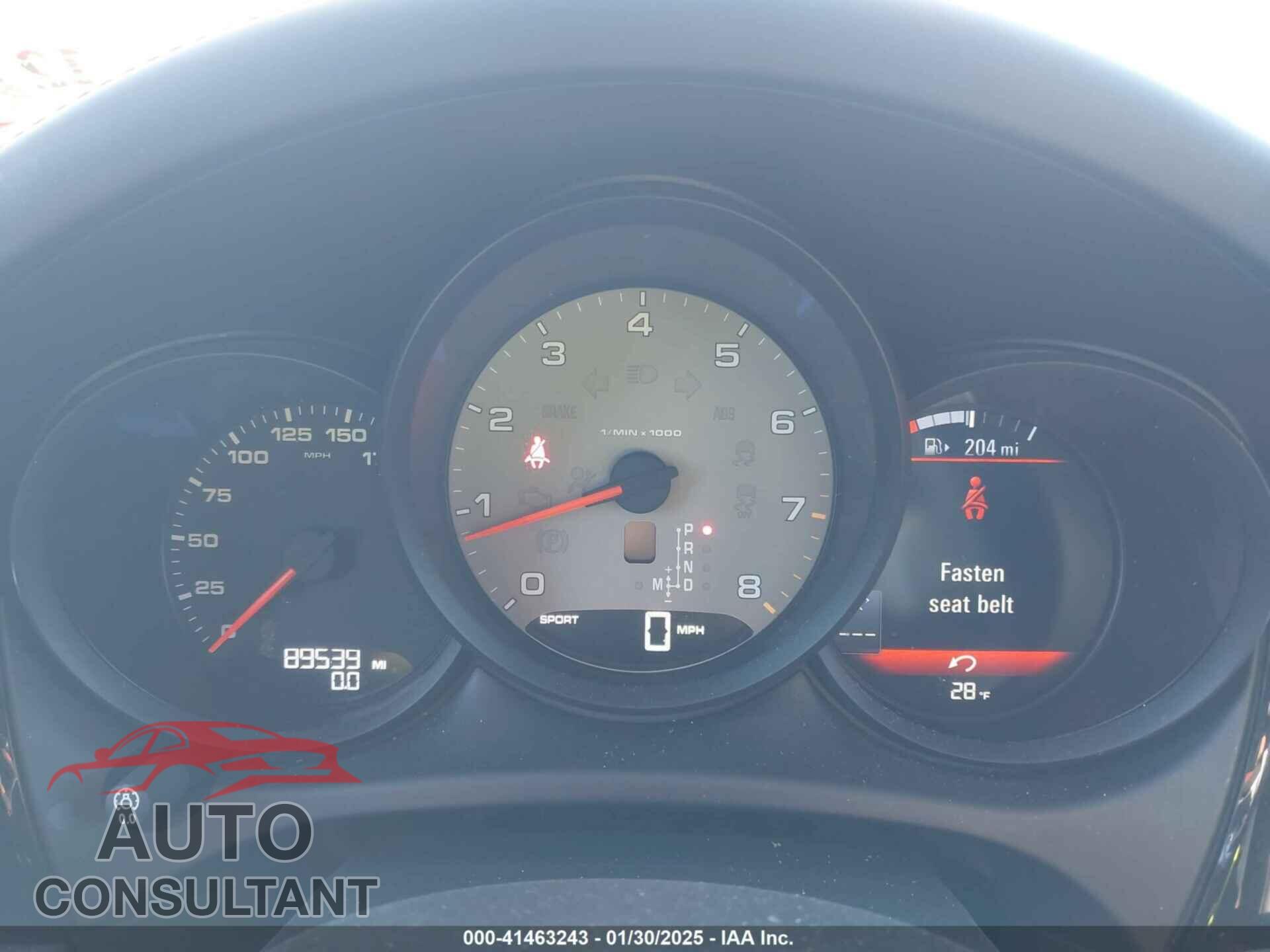PORSCHE MACAN 2016 - WP1AB2A54GLB48289