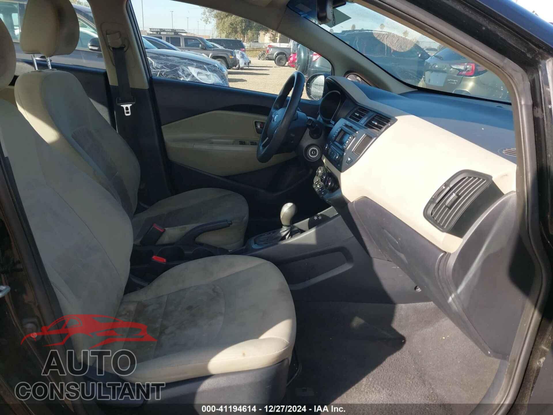 KIA RIO 2013 - KNADM4A31D6288052