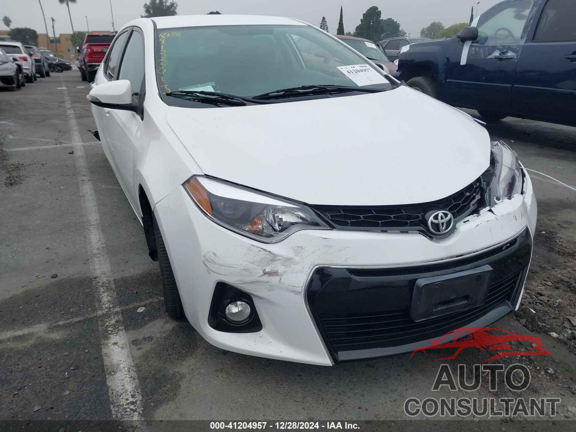 TOYOTA COROLLA 2016 - 2T1BURHE9GC744374
