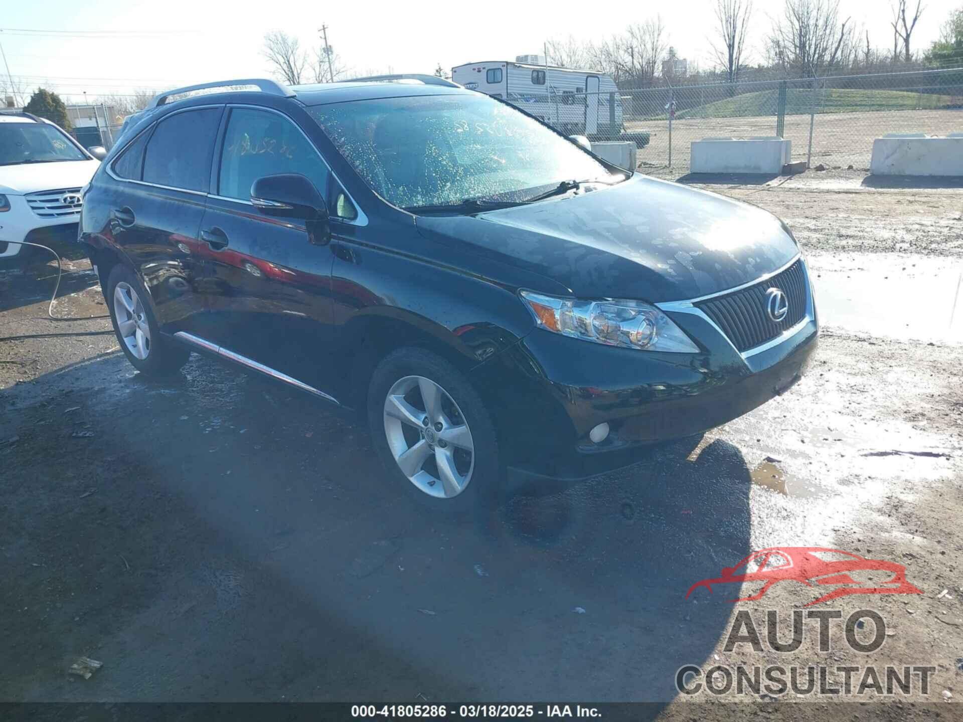 LEXUS RX 350 2011 - 2T2BK1BA6BC082660