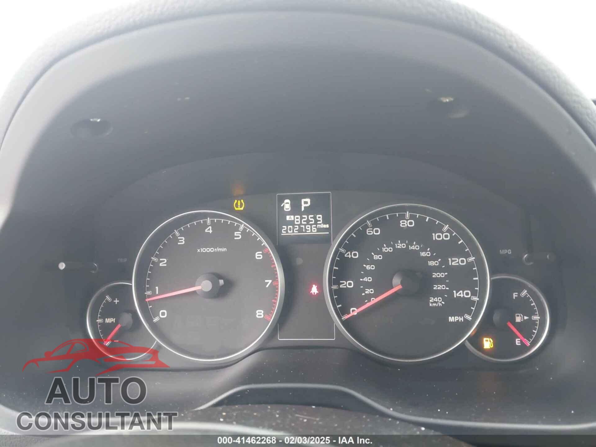SUBARU OUTBACK 2013 - 4S4BRBCC4D3301354