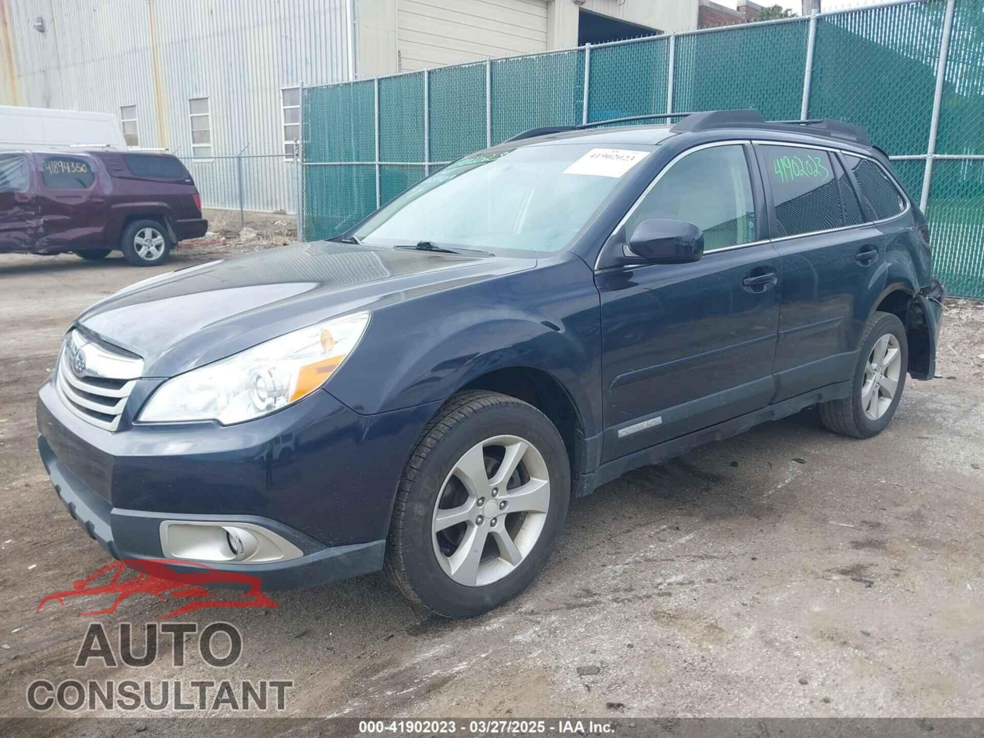 SUBARU OUTBACK 2012 - 4S4BRCCC8C3231183