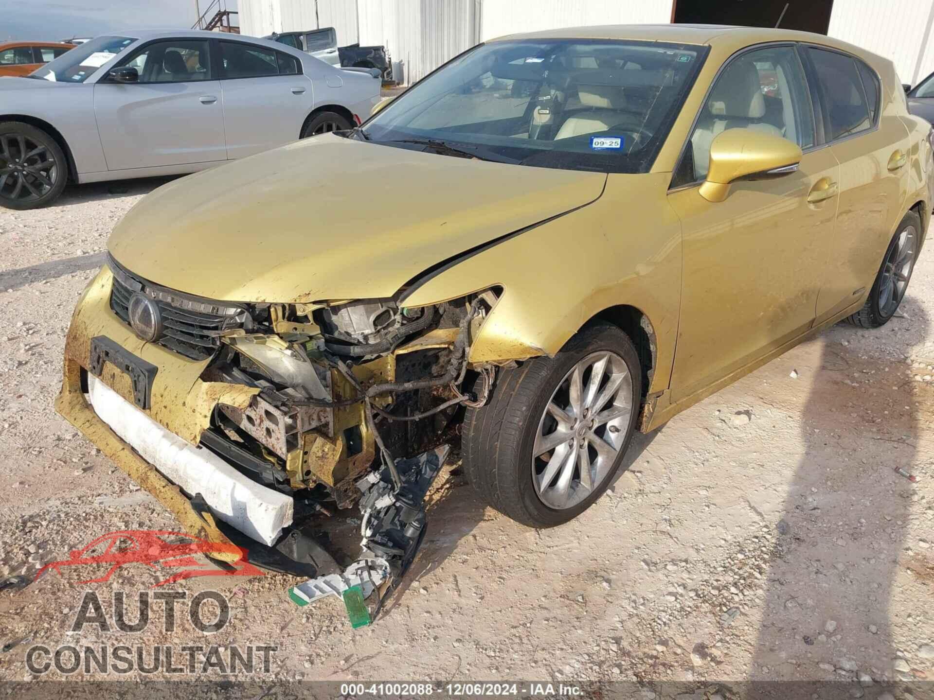 LEXUS CT 200H 2011 - JTHKD5BH9B2014143