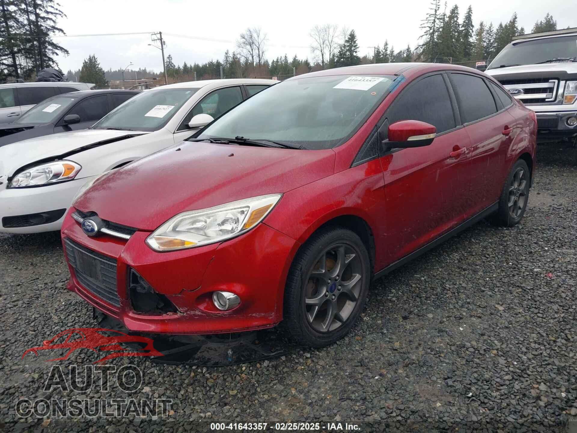 FORD FOCUS 2013 - 1FADP3F23DL292261