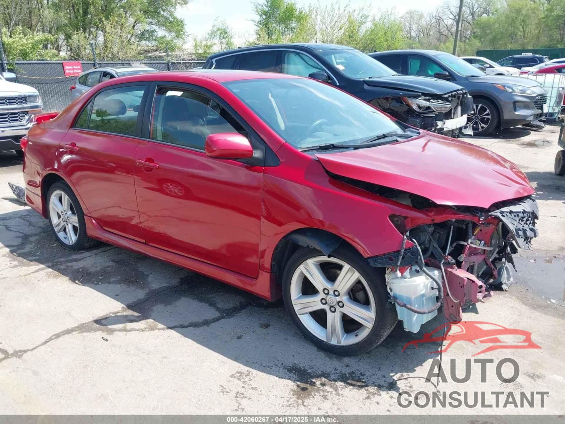 TOYOTA COROLLA 2013 - 5YFBU4EE0DP096989