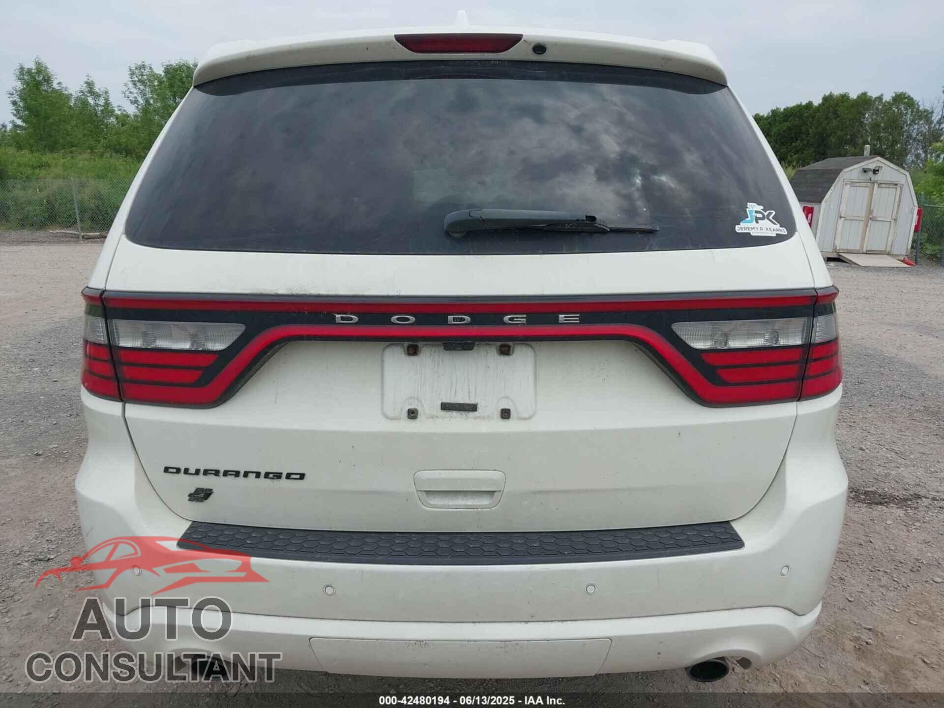 DODGE DURANGO 2019 - 1C4RDJAG0KC848670