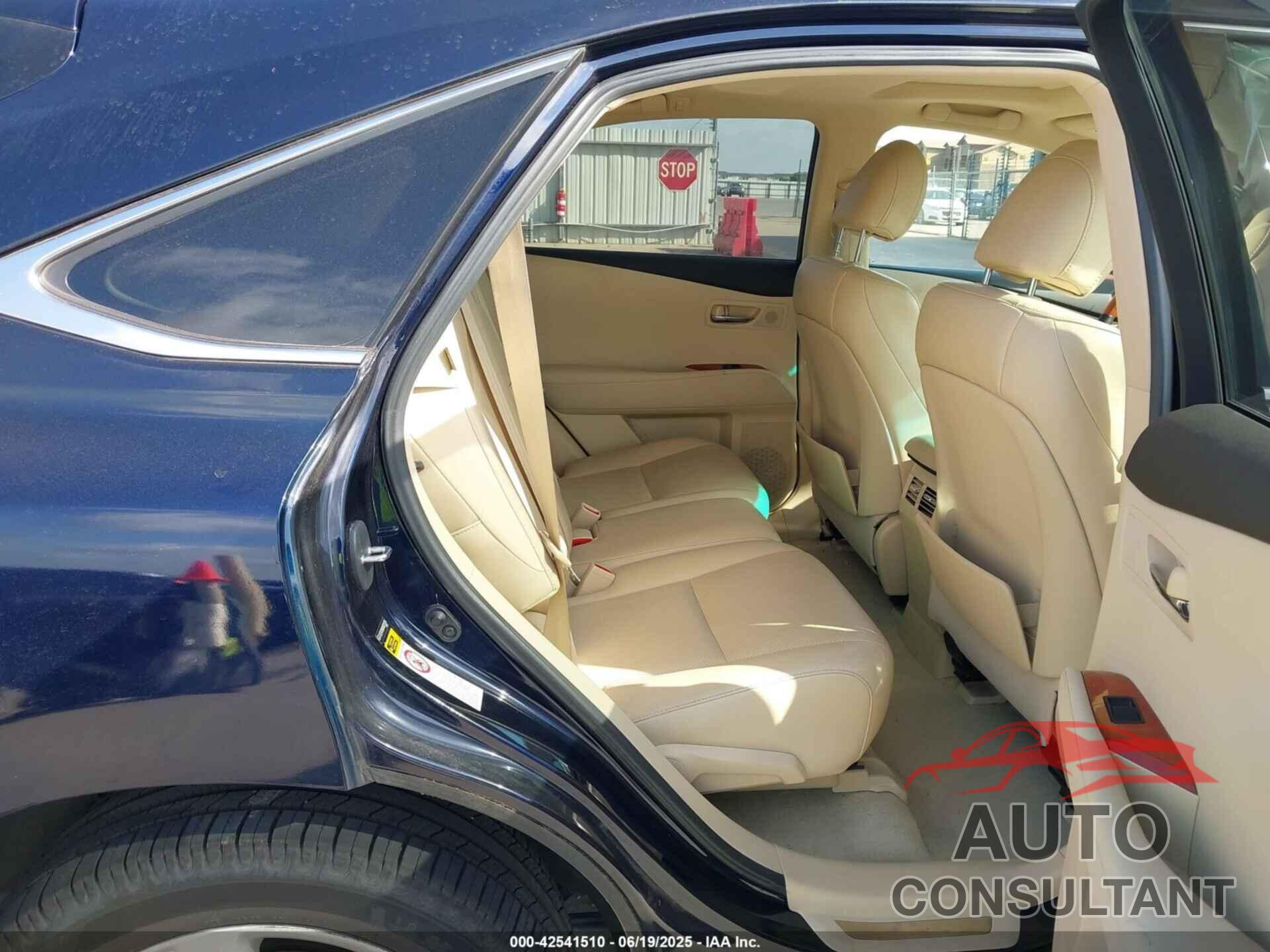 LEXUS RX 350 2010 - 2T2ZK1BA0AC011354