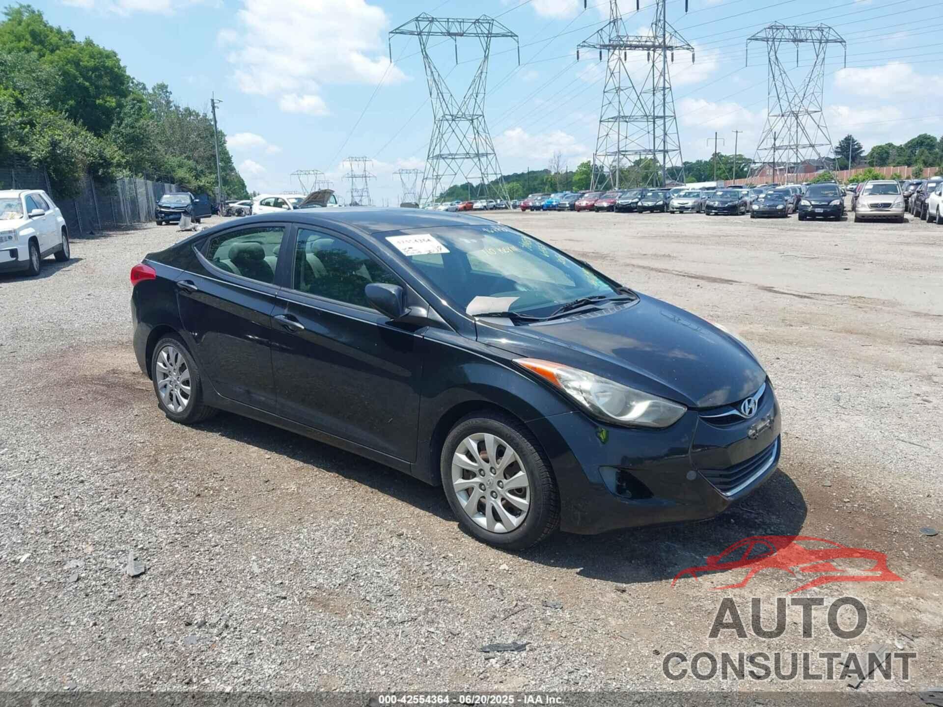 HYUNDAI ELANTRA 2012 - KMHDH4AE3CU467790