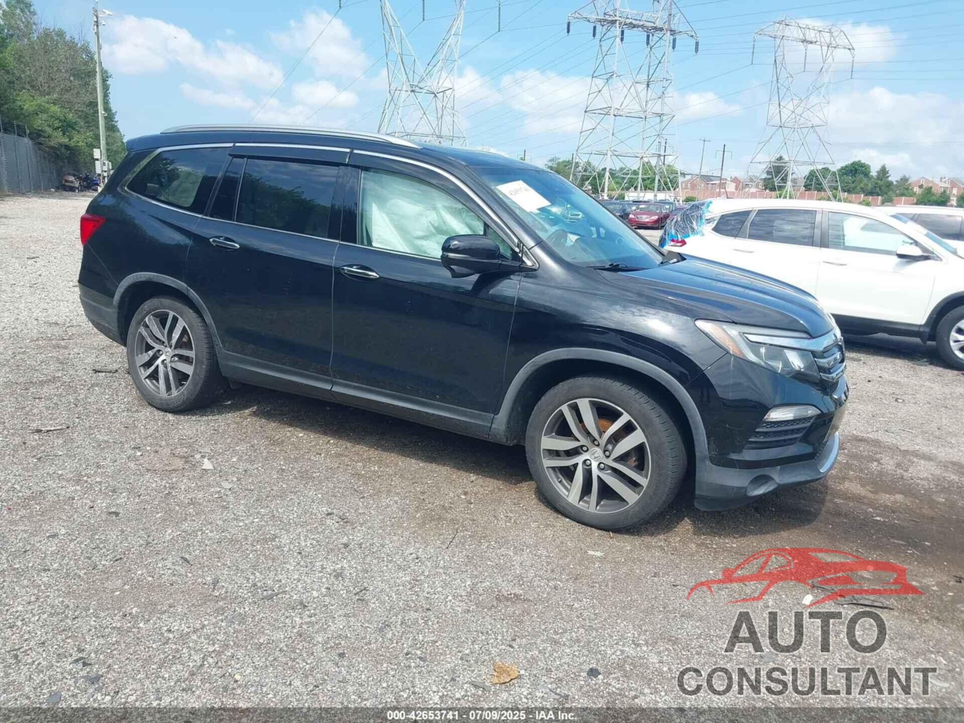 HONDA PILOT 2016 - 5FNYF6H91GB055415