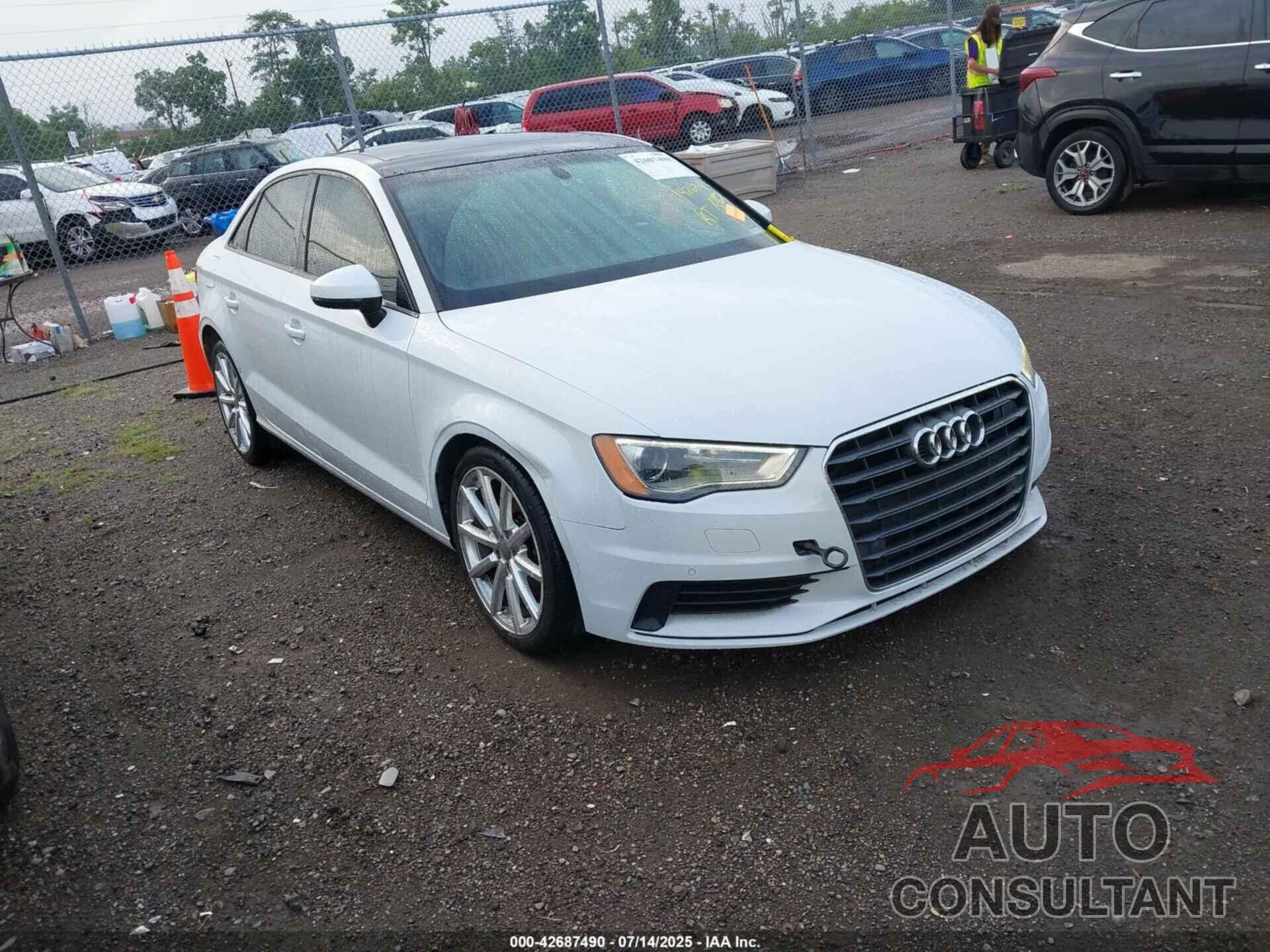 AUDI A3 2016 - WAUA7GFF3G1027215