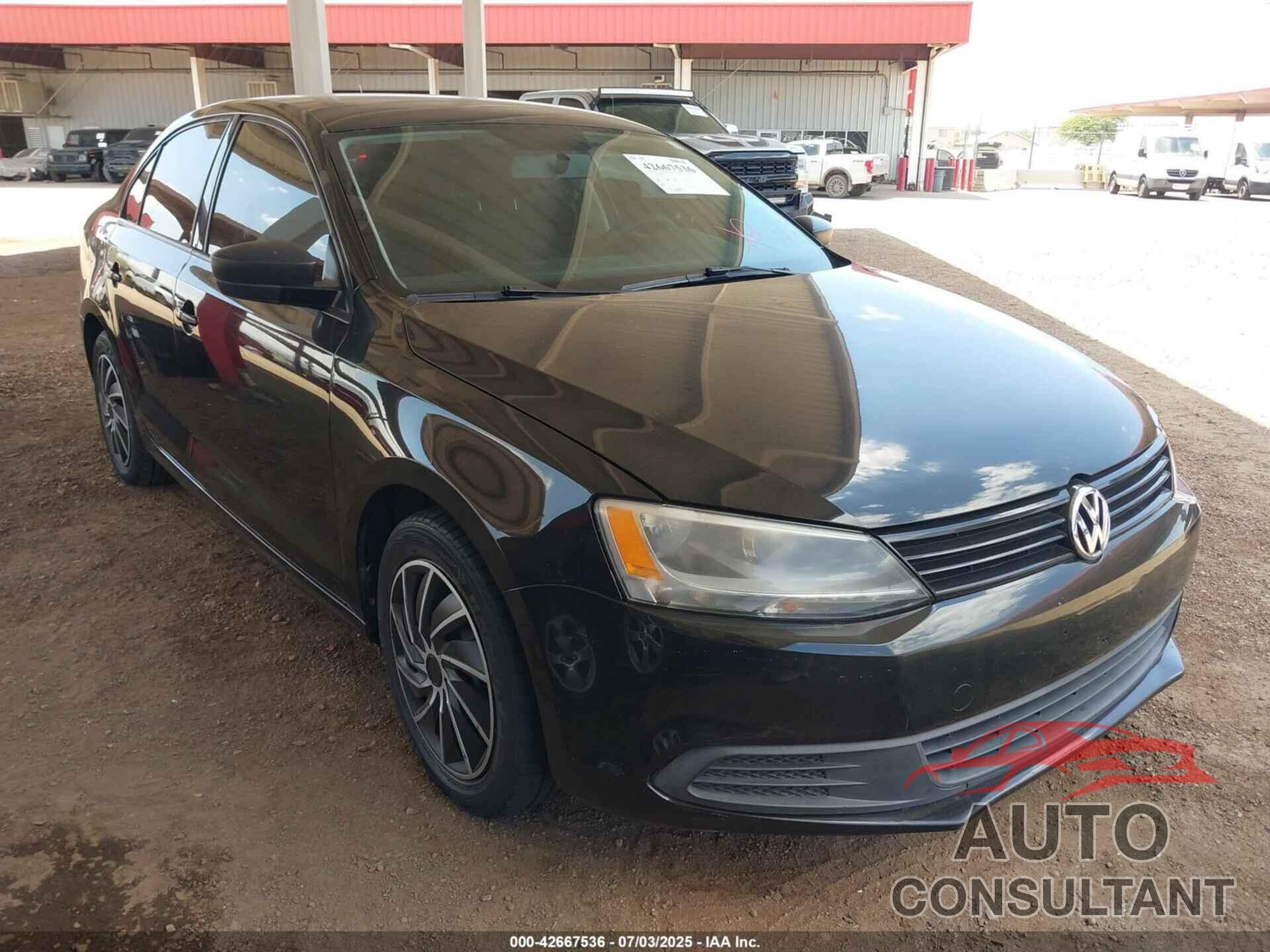 VOLKSWAGEN JETTA 2012 - 3VW2K7AJ9CM334769