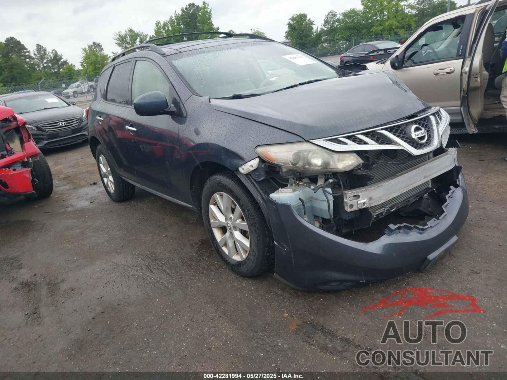 NISSAN MURANO 2011 - JN8AZ1MW6BW186758