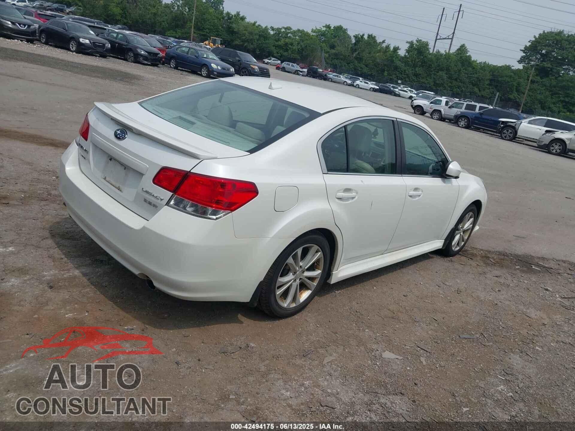 SUBARU LEGACY 2014 - 4S3BMDL68E2017337