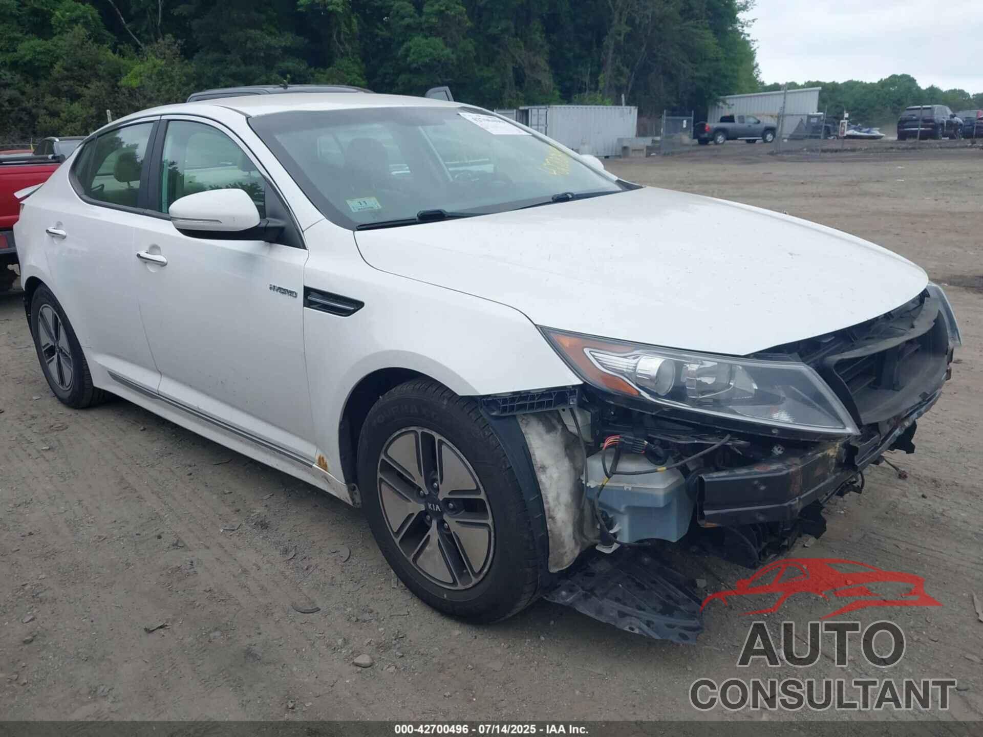 KIA OPTIMA HYBRID 2013 - KNAGM4AD5D5057120