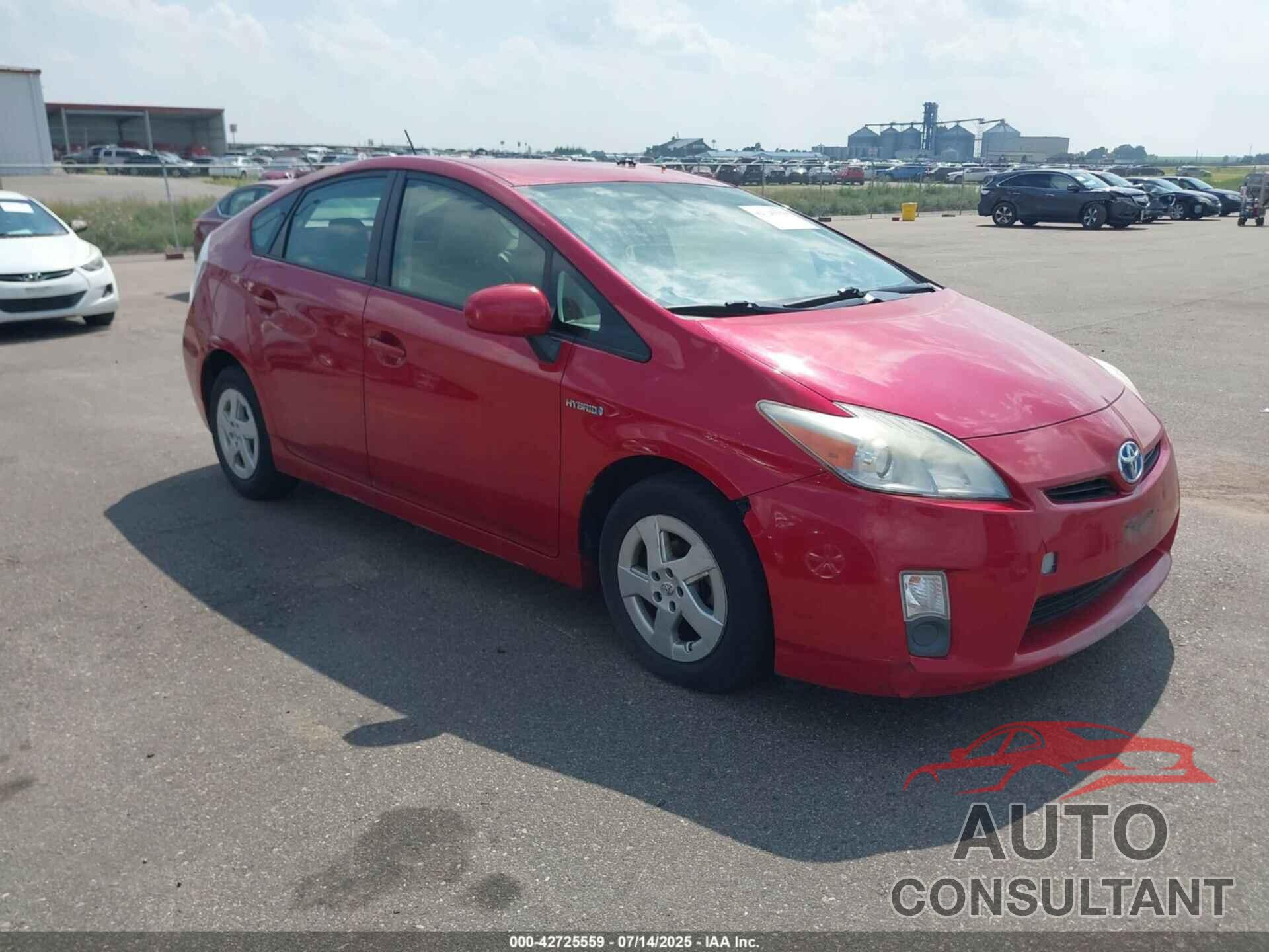 TOYOTA PRIUS 2010 - JTDKN3DU0A0078000