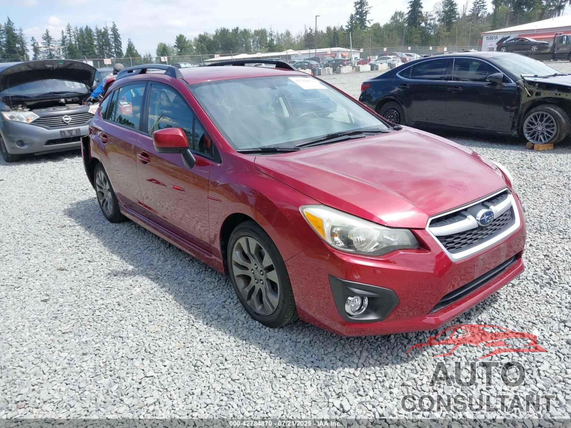 SUBARU IMPREZA 2013 - JF1GPAL63DH803866
