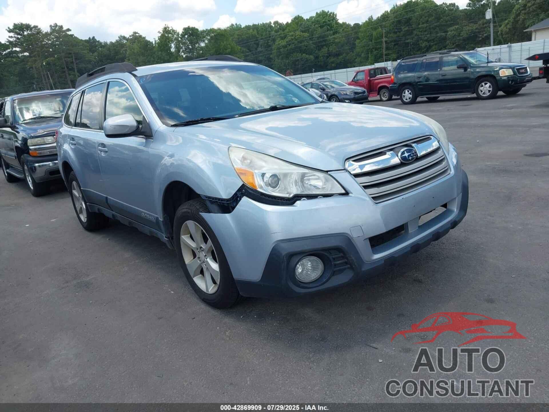 SUBARU OUTBACK 2014 - 4S4BRBCC8E3267372