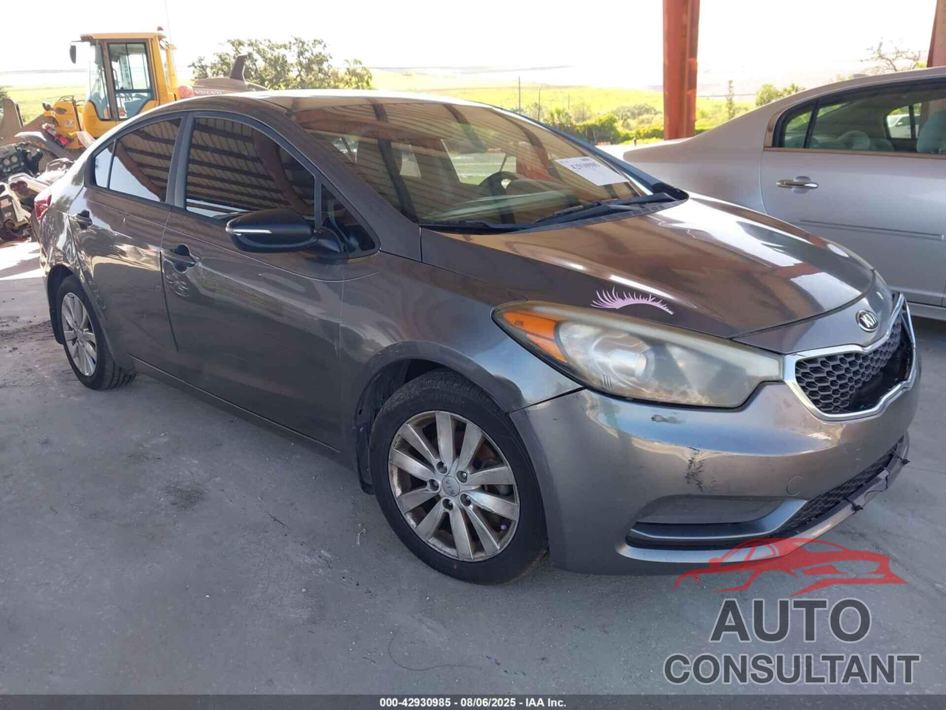 KIA FORTE 2016 - KNAFX4A60G5568680