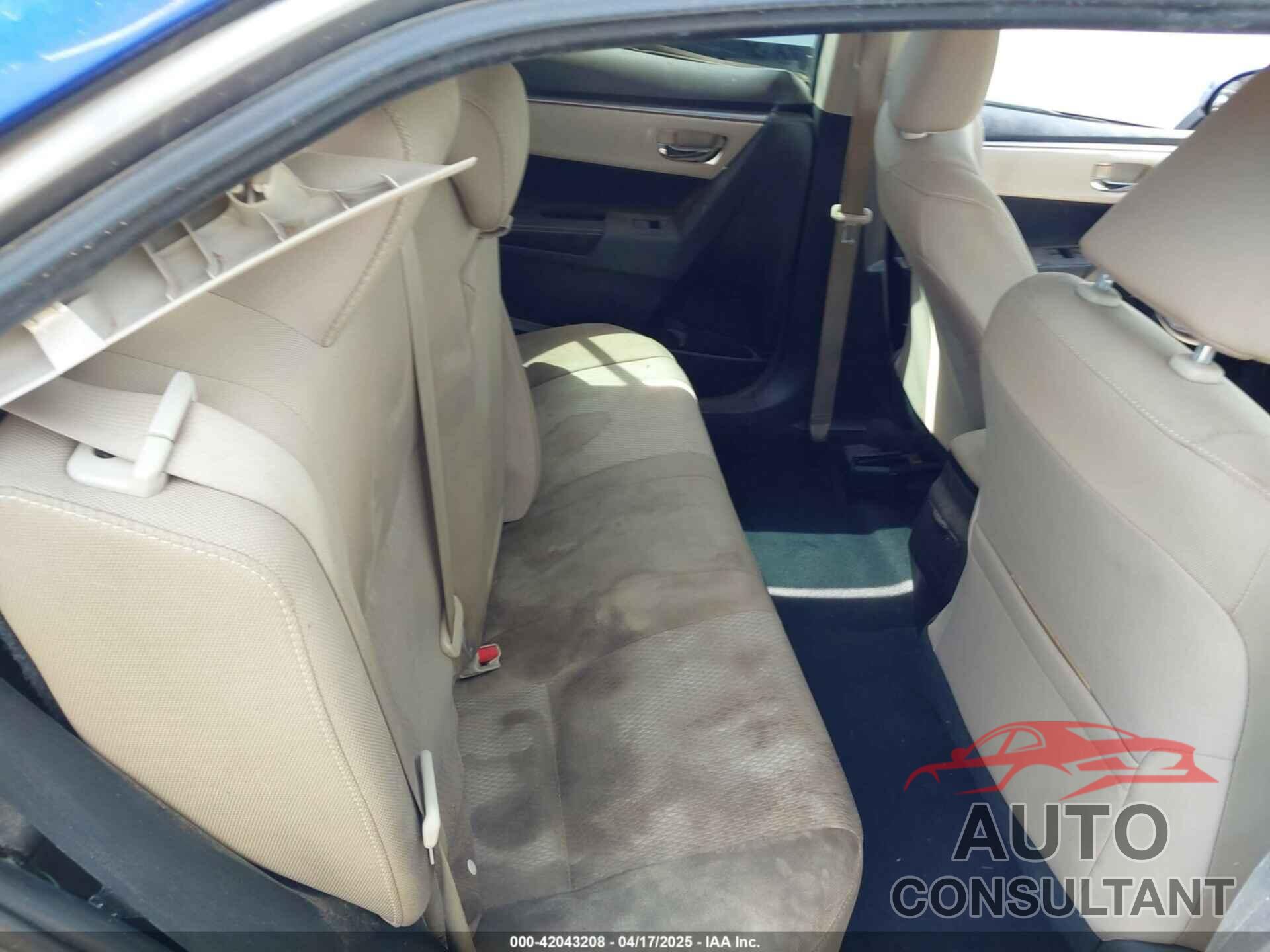 TOYOTA COROLLA 2016 - 5YFBURHE3GP381229