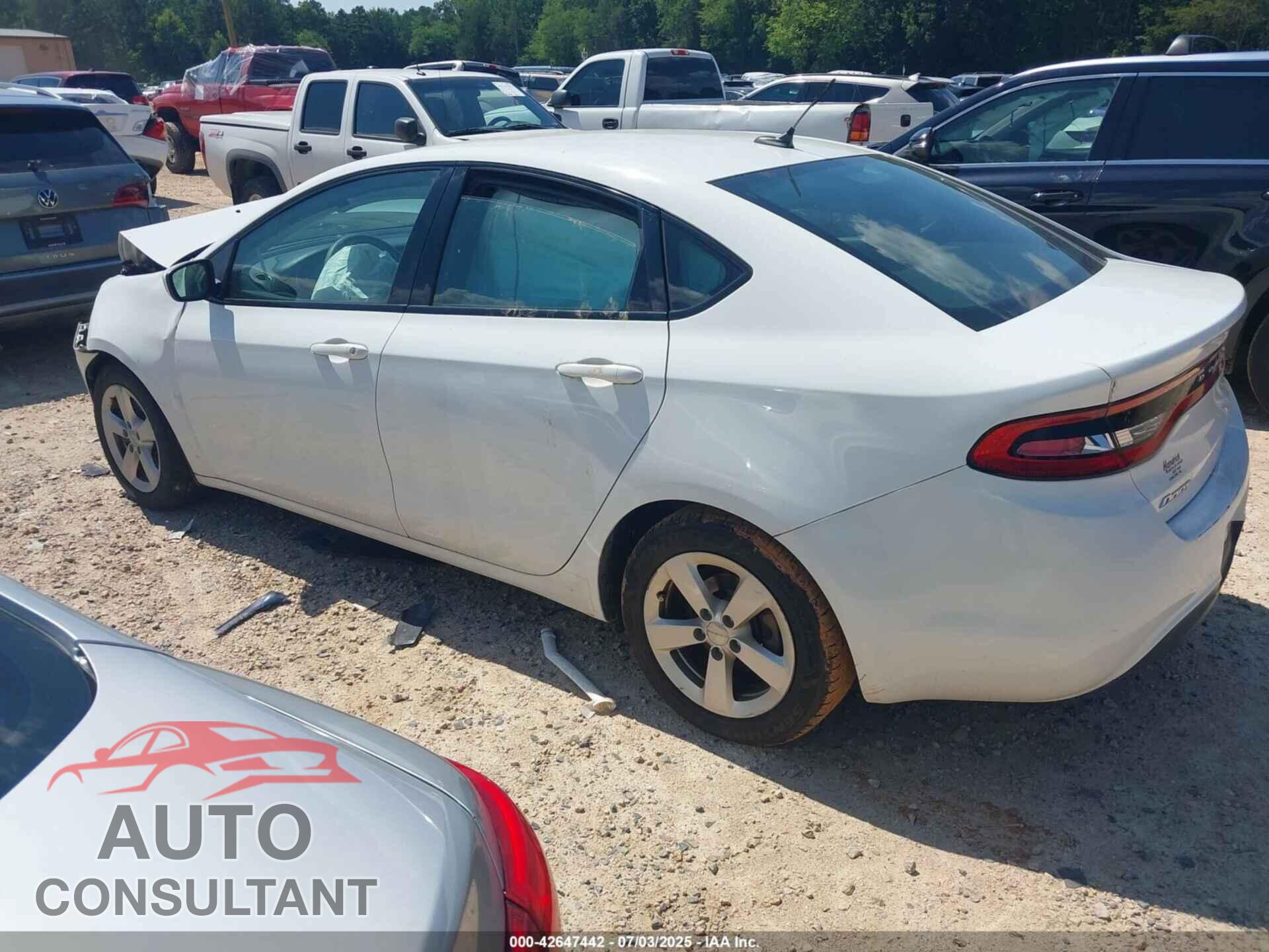 DODGE DART 2016 - 1C3CDFBB2GD700998