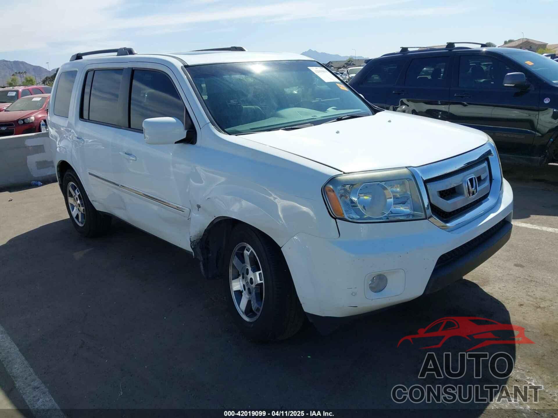 HONDA PILOT 2009 - 5FNYF48819B036104