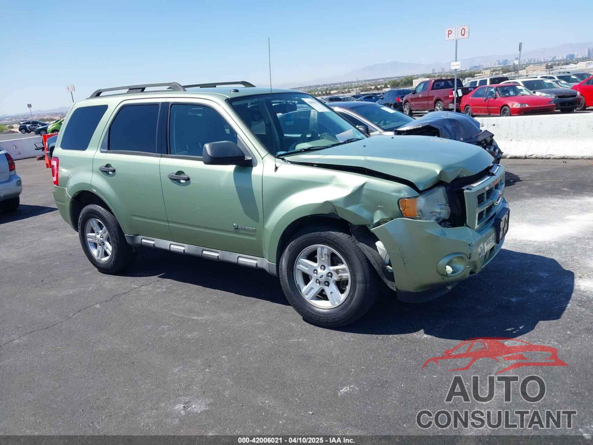 FORD ESCAPE HYBRID 2009 - 1FMCU49399KC96915