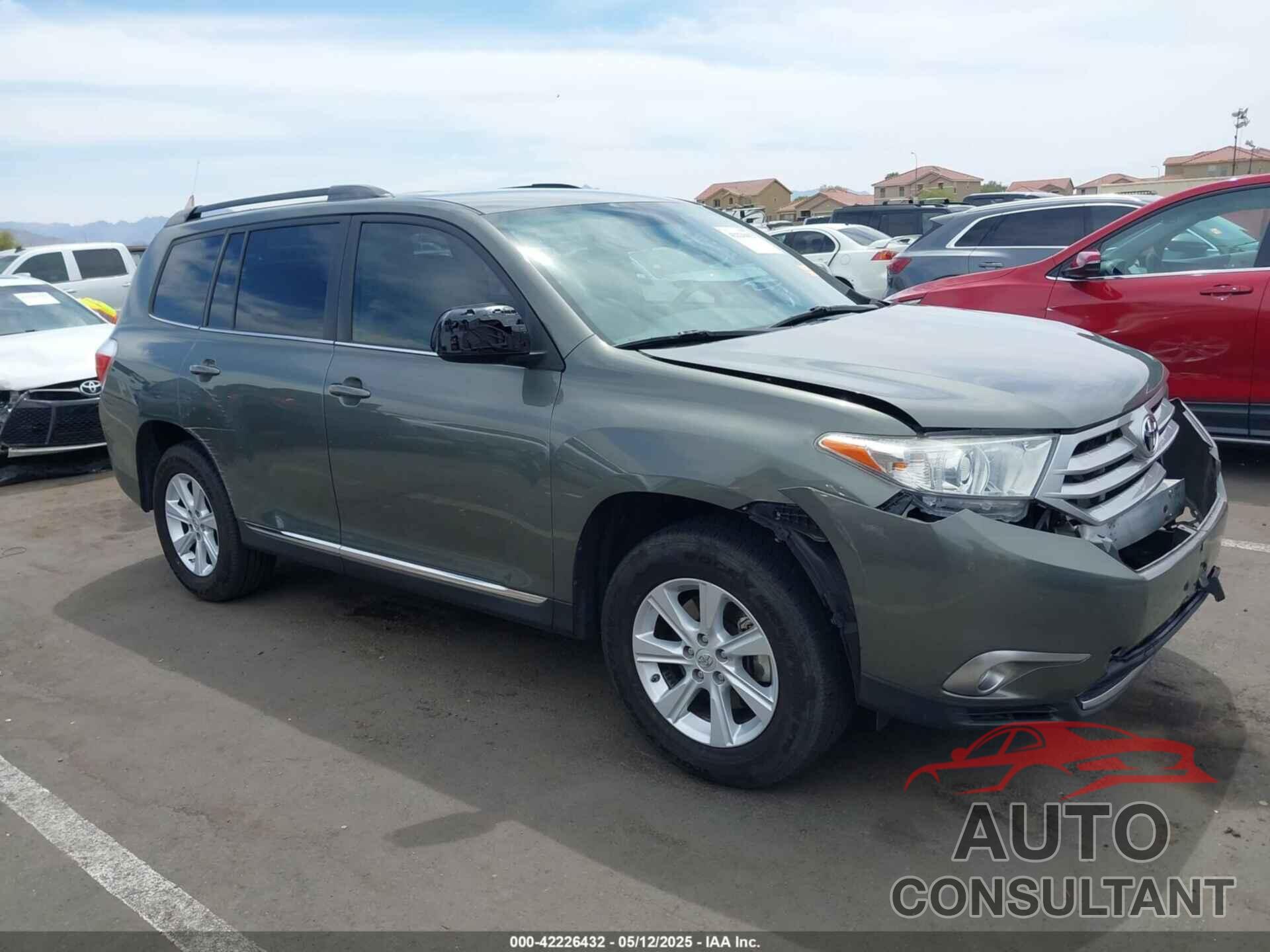 TOYOTA HIGHLANDER 2011 - 5TDZK3EH6BS026281