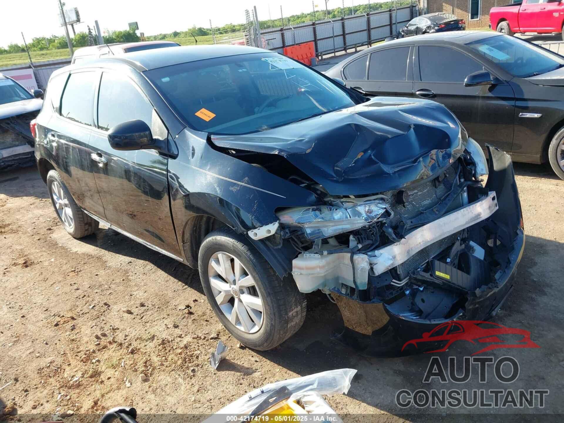 NISSAN MURANO 2012 - JN8AZ1MUXCW113912