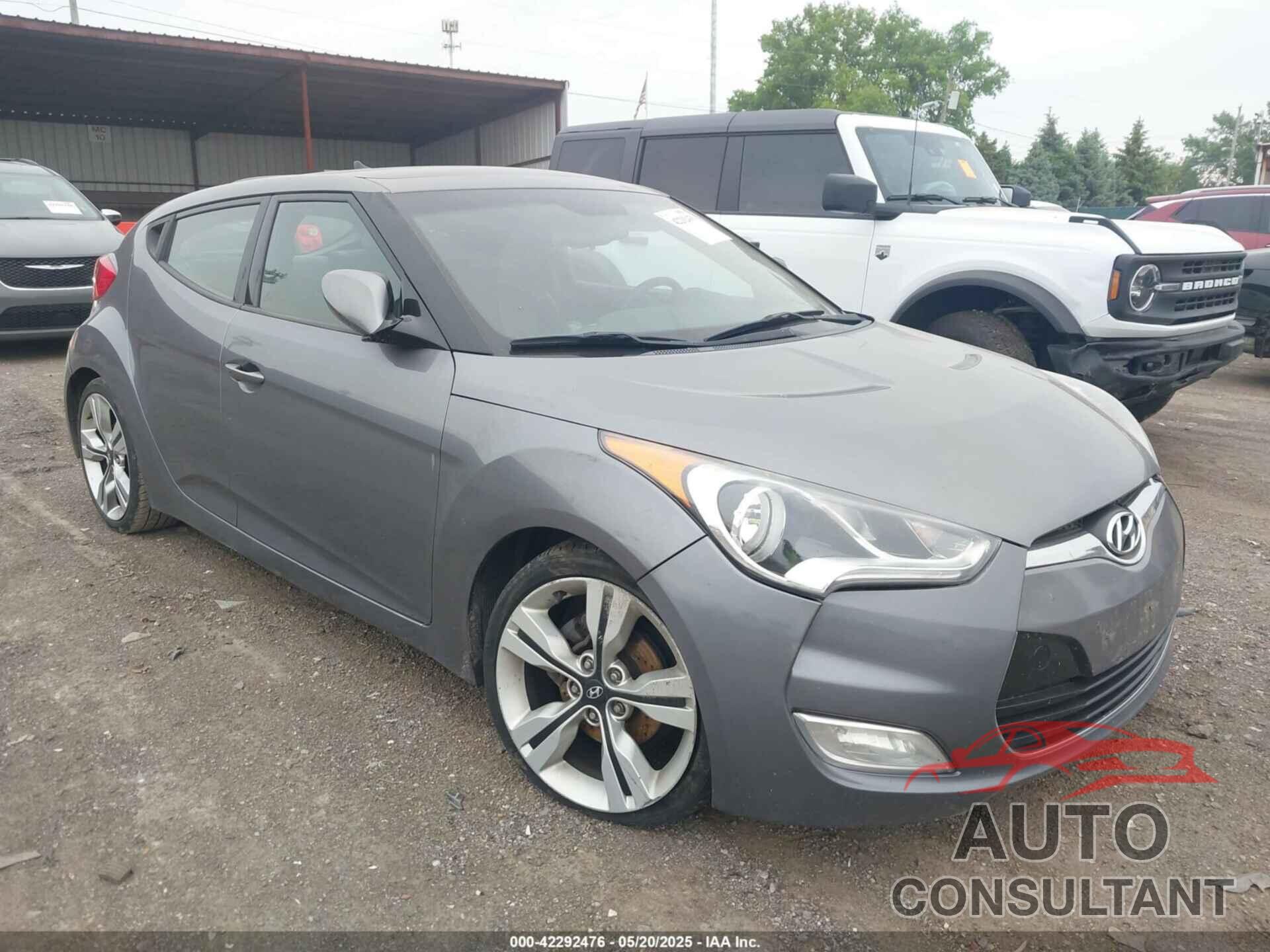 HYUNDAI VELOSTER 2012 - KMHTC6AD3CU069427