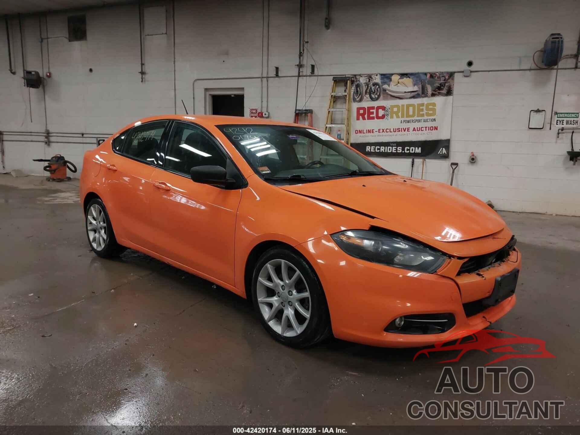 DODGE DART 2013 - 1C3CDFBA1DD345468
