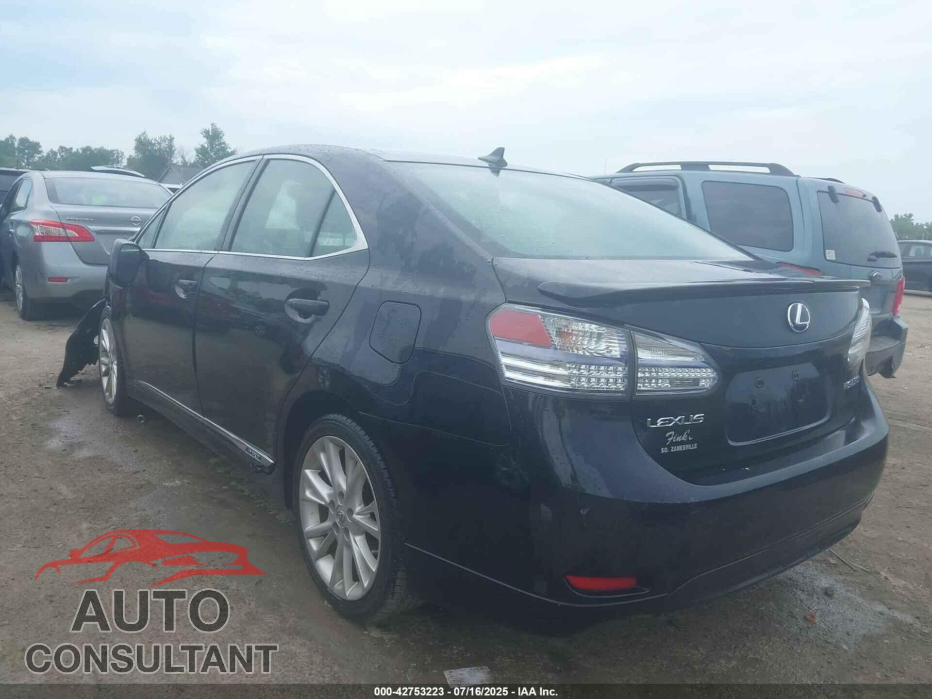 LEXUS HS 2010 - JTHBB1BA5A2014124