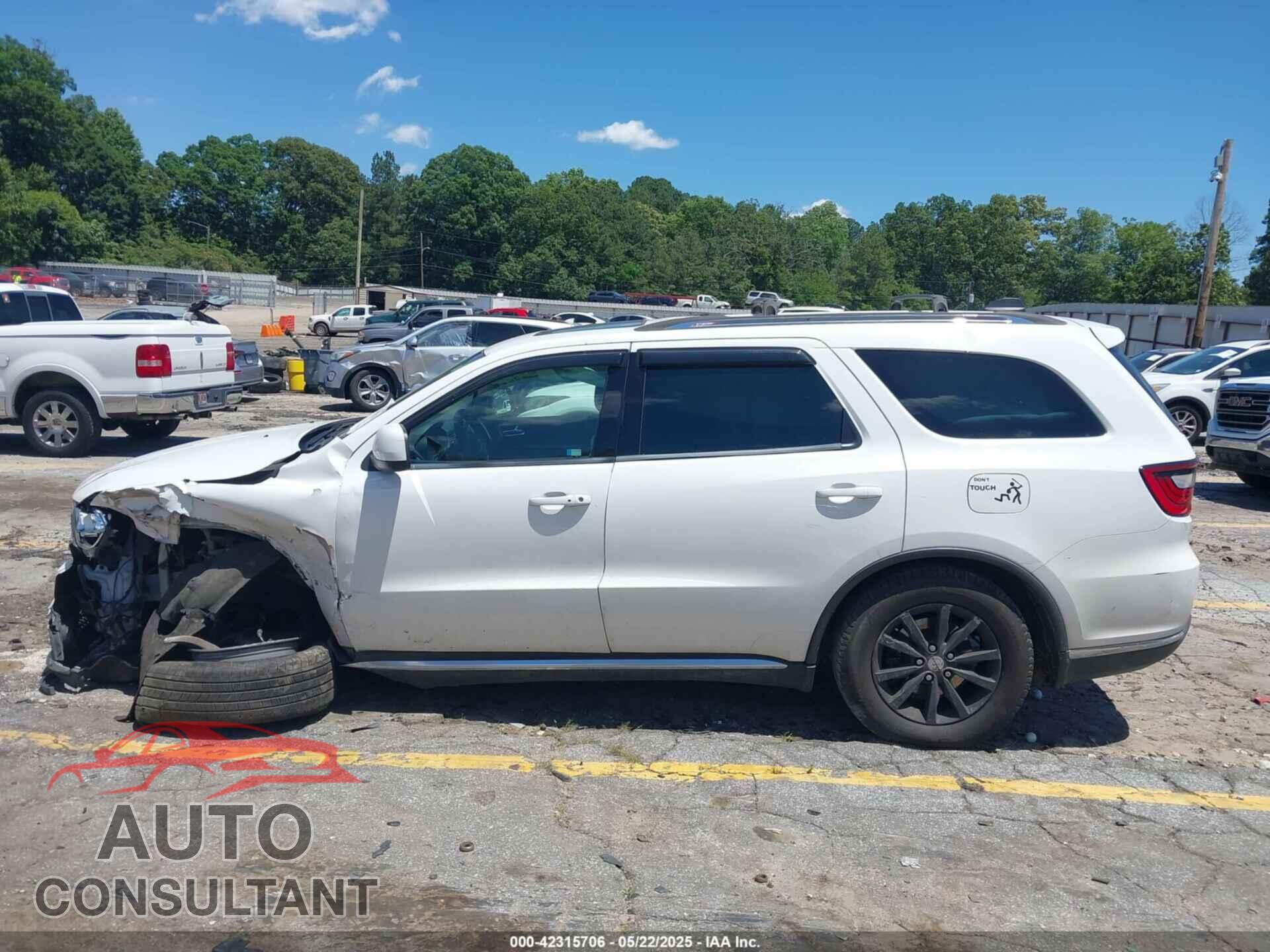 DODGE DURANGO 2017 - 1C4RDHAG2HC724384