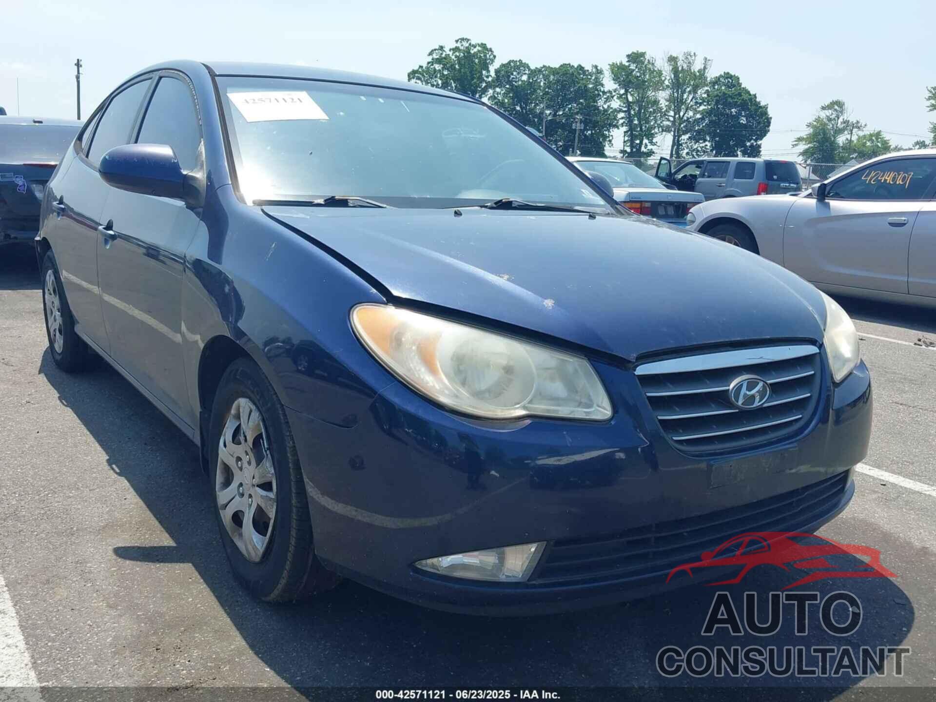 HYUNDAI ELANTRA 2009 - KMHDU46D79U784881