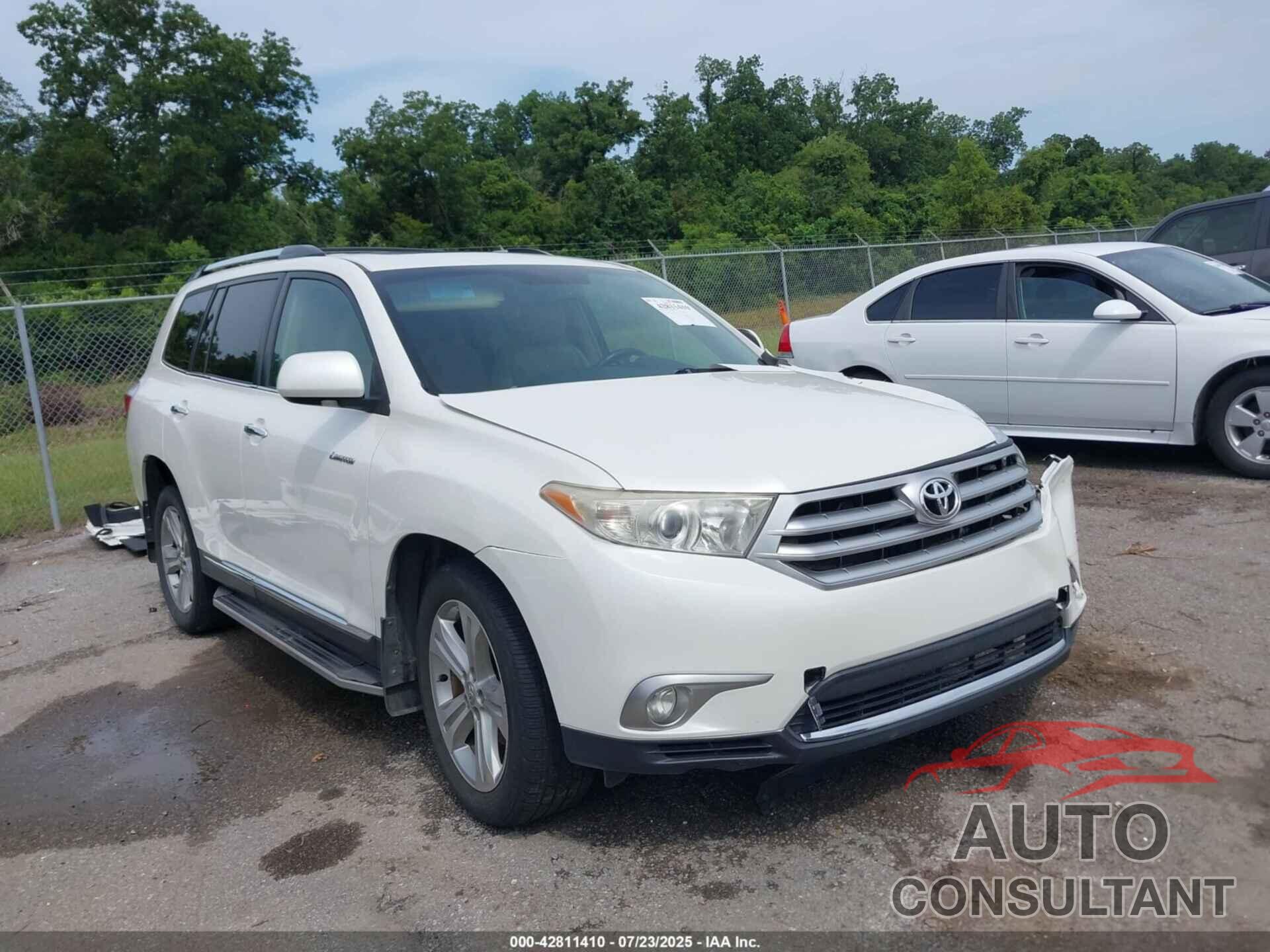TOYOTA HIGHLANDER 2013 - 5TDYK3EH3DS117684