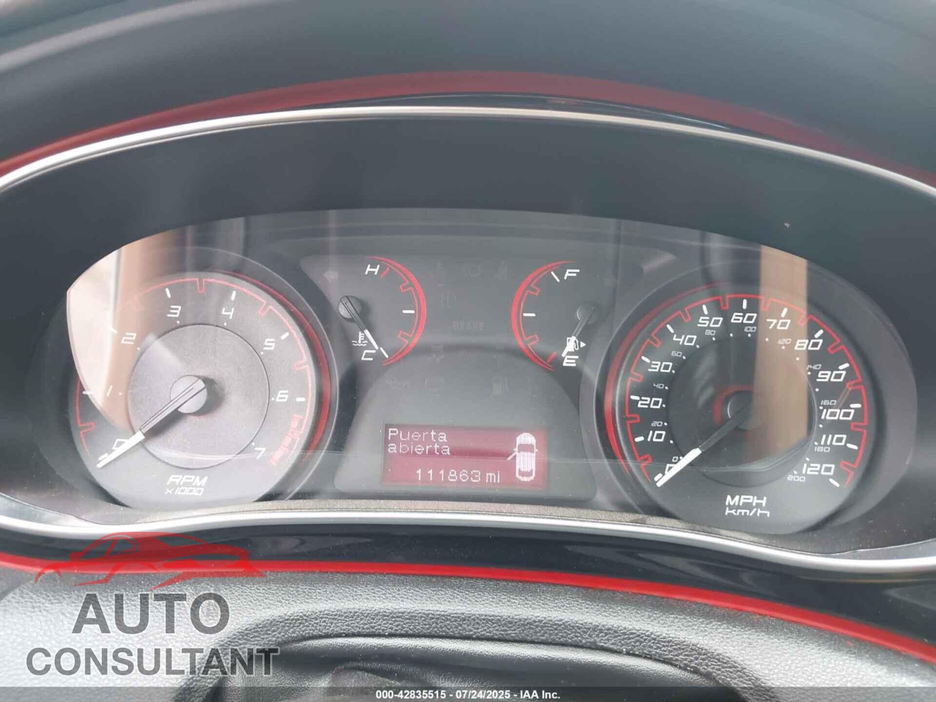 DODGE DART 2015 - 1C3CDFBB4FD373826