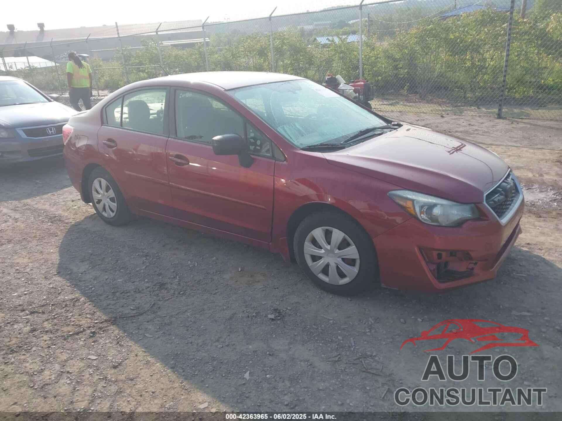 SUBARU IMPREZA 2015 - JF1GJAA60FH012315