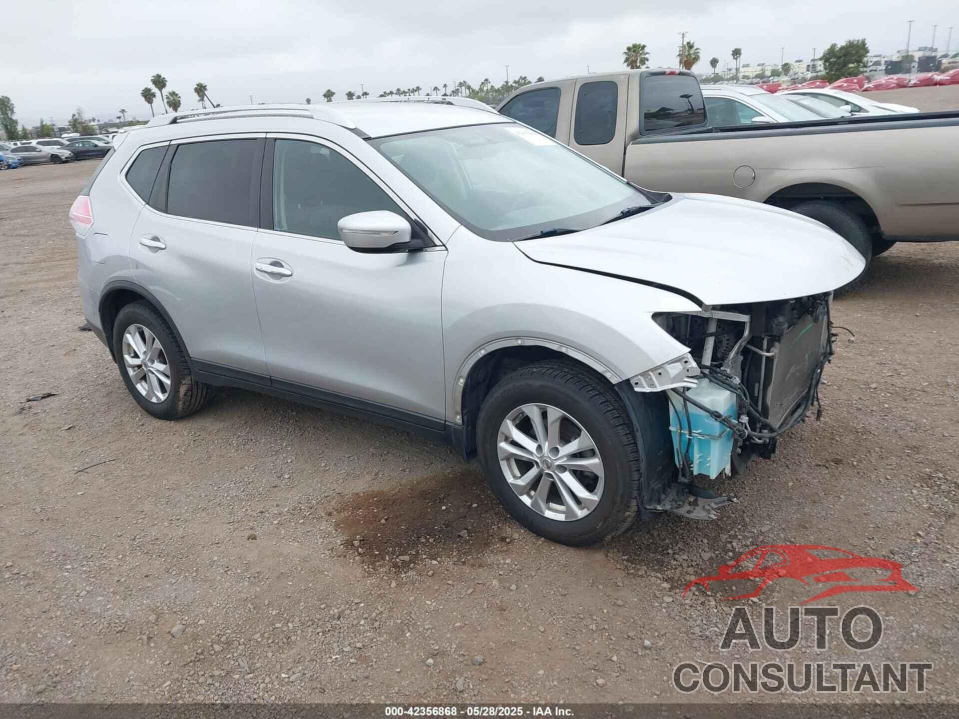NISSAN ROGUE 2015 - KNMAT2MV0FP552742