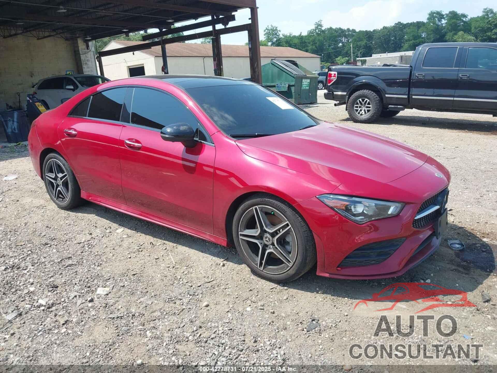 MERCEDES-BENZ CLA 250 COUPE 2022 - W1K5J4HB3NN320459