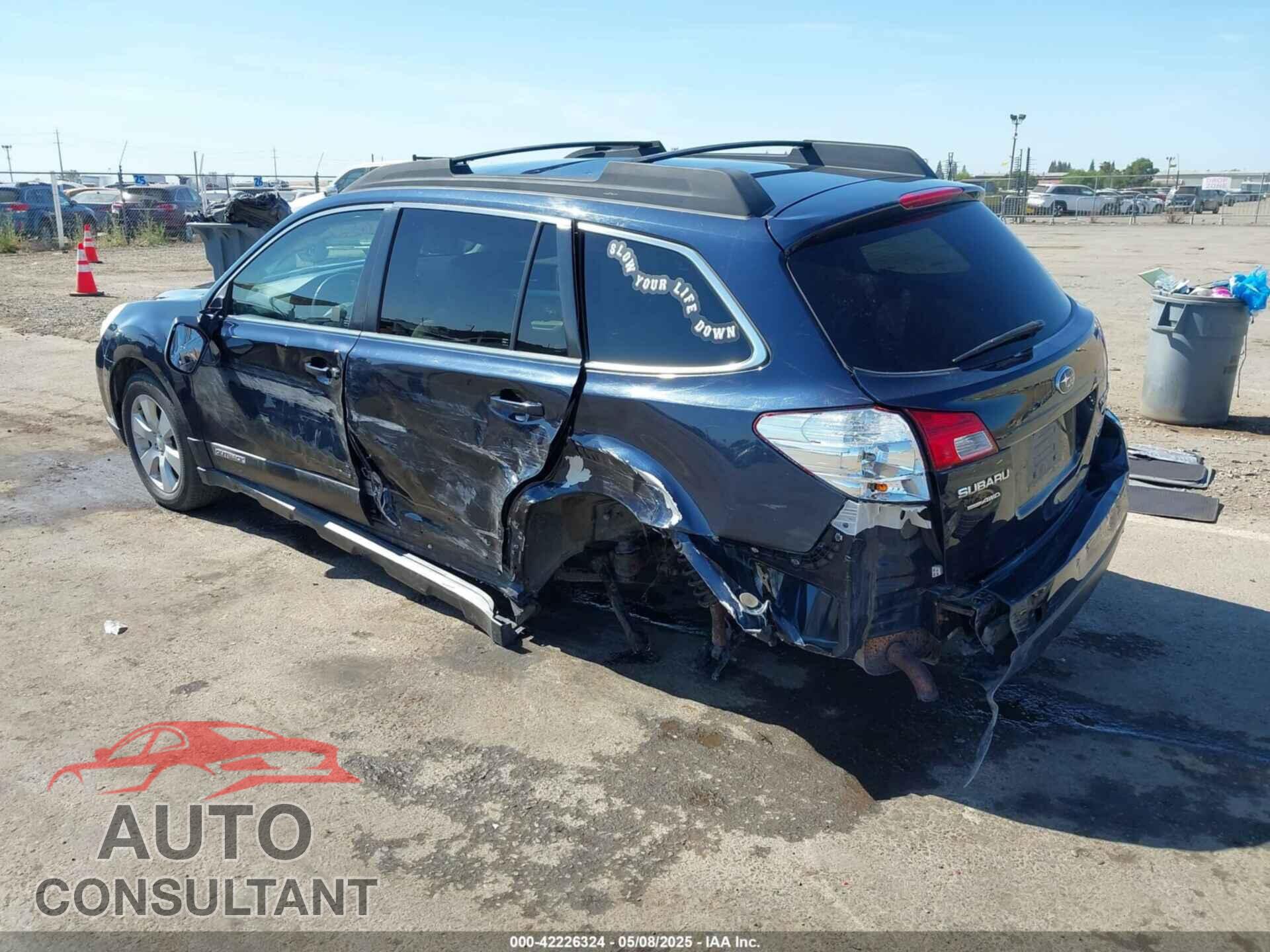 SUBARU OUTBACK 2012 - 4S4BRBCC2C3301920